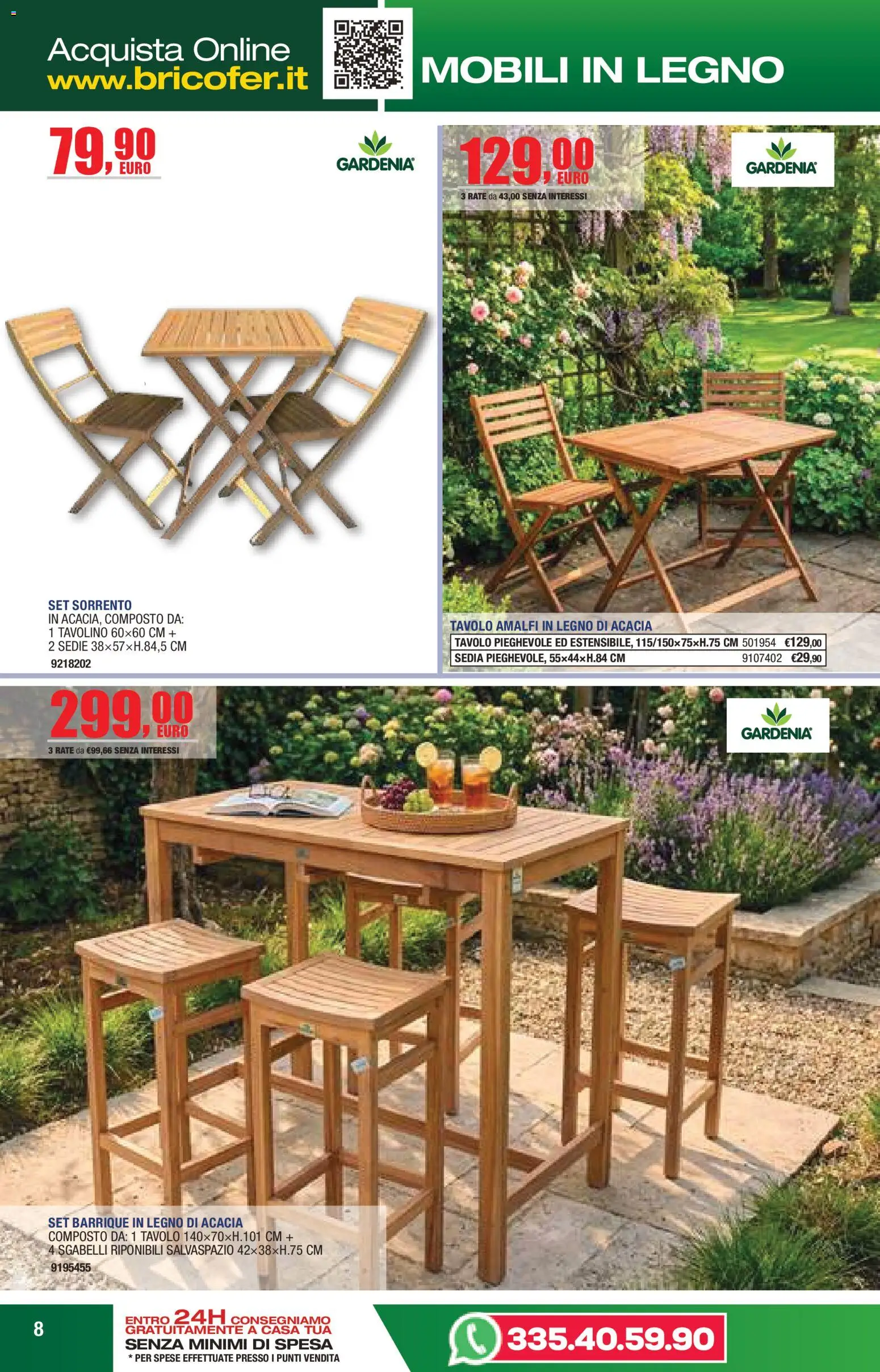 Volantino Self del 14.04.2026 | Pagina: 8 | Prodotti: Tavolino, Tavolo, Sedia