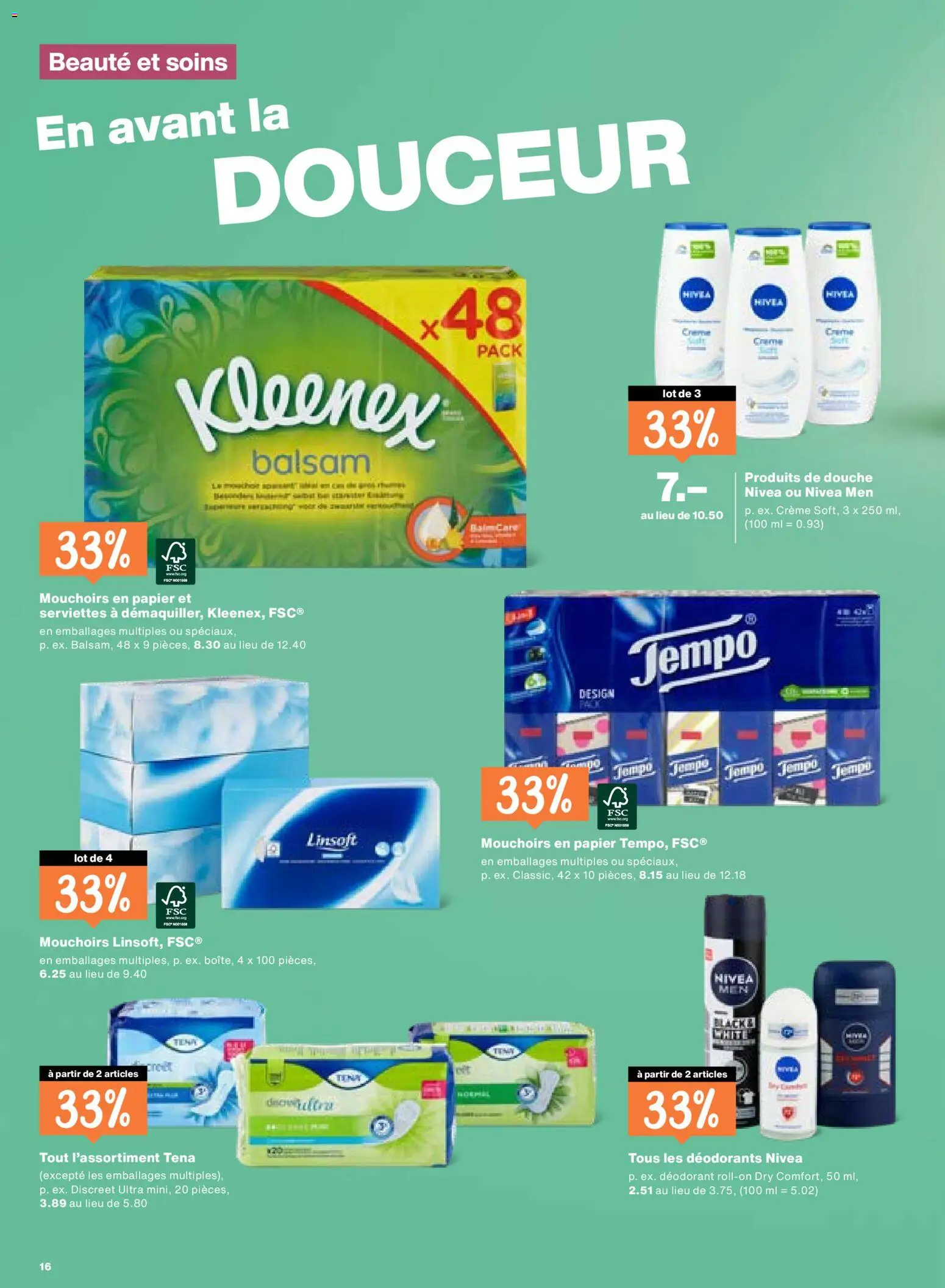 Migros Aktionen FR – gültig ab 30.12.2025 | Seite: 16 | Produkte: Deodorant, Creme