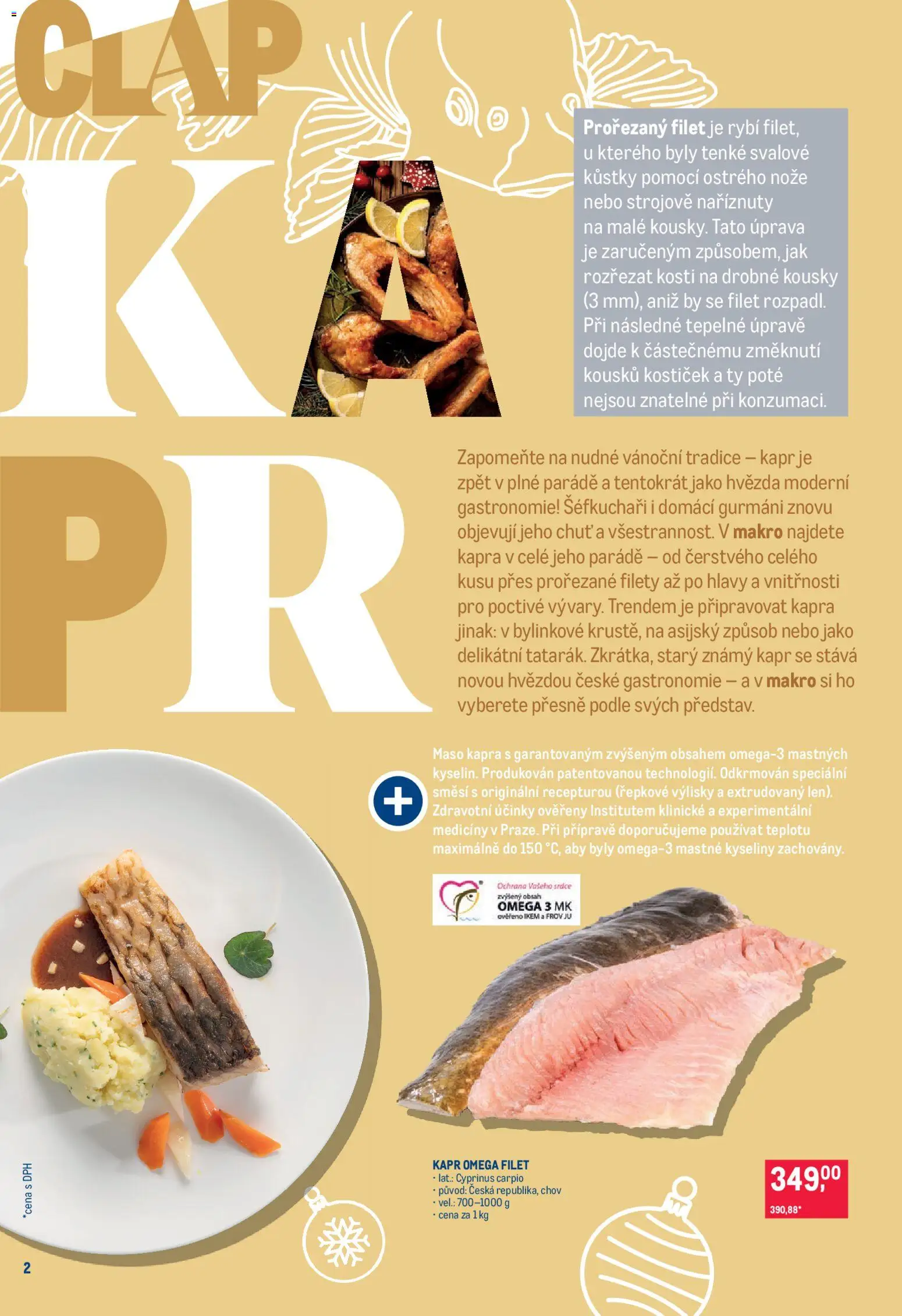 Makro leták - Pro milovníky jídla od 17.12.2025 | Strana: 2 | Produkty: Omega 3, Nože, Omega, Filet