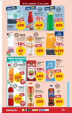 PENNY Akciós újság - amely érvényes a következő dátumtól: 30.10.2025 | Oldal: 18 | Termékek: Gyümölcsital, Meggy, Ice tea, Narancs