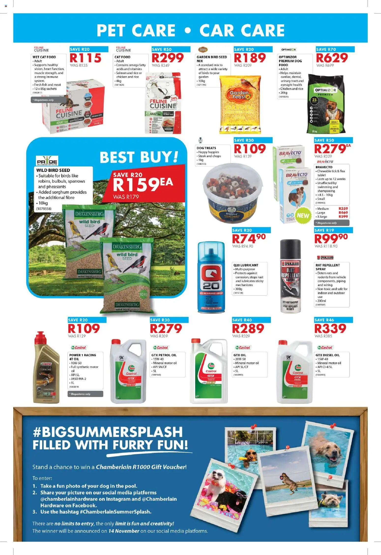 New Chamberlain catalogue – valid from 23.10.2025 | Page: 4 | Products: Steak, Vitamins, Fish, Silicone