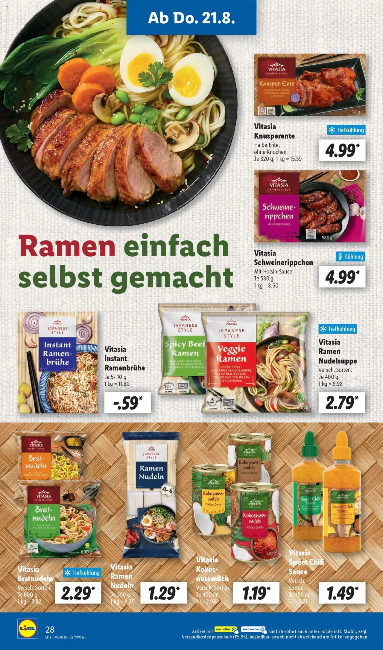 Lidl Prospekt Heppenheim	 - gültig ab dem 18.08.2025 | Seite: 46 | Produkte: Zitronengras, Chili, Nudeln, Rindfleisch