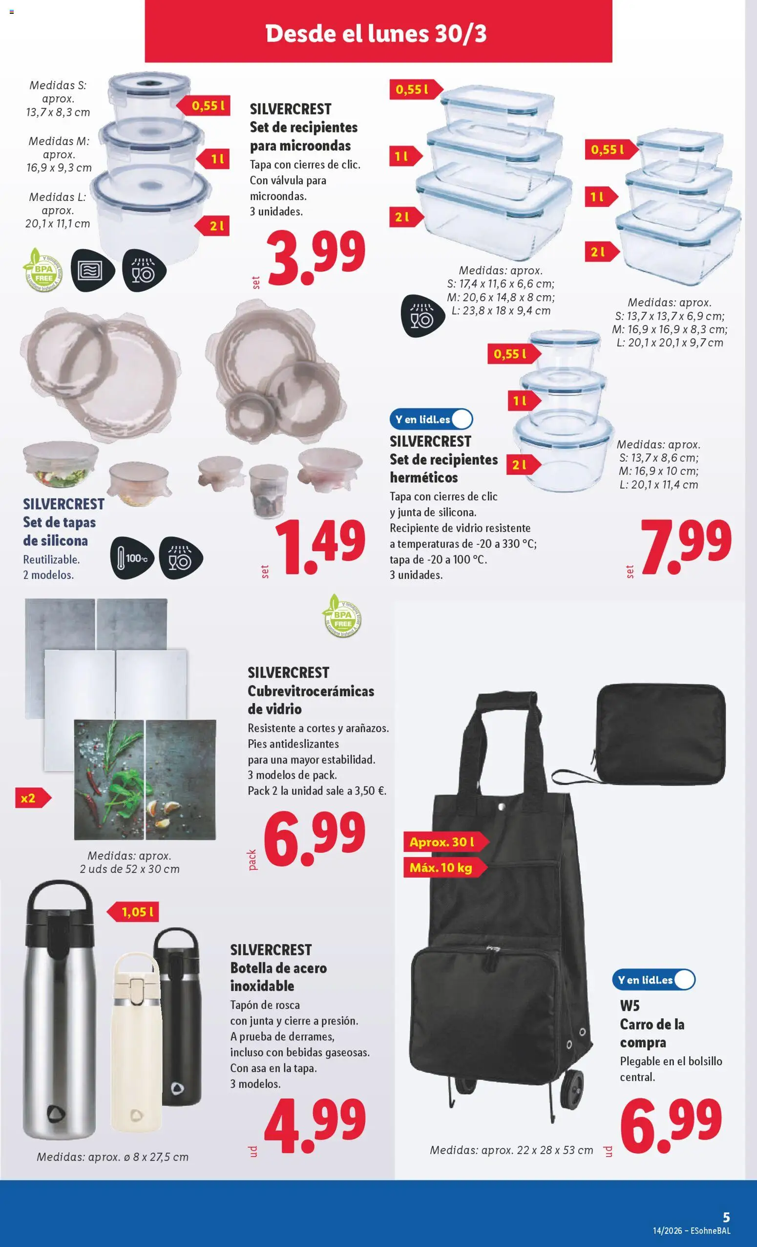 Lidl folleto de bazar │ válido desde el 30.03.2026 | Página: 9