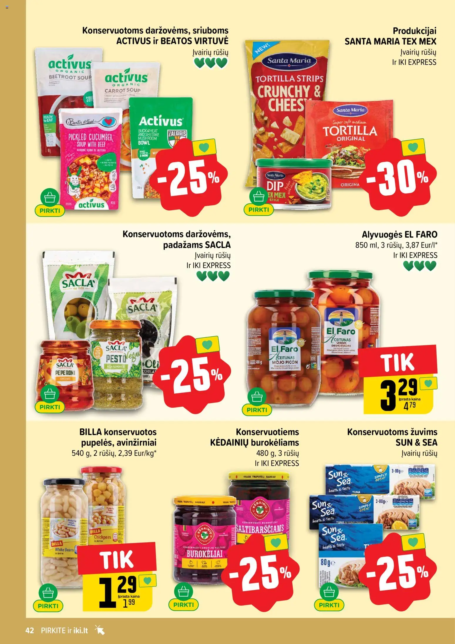 IKI akcijos nuo 13.04.2026 | Puslapis: 42 | Prekių: Jautiena