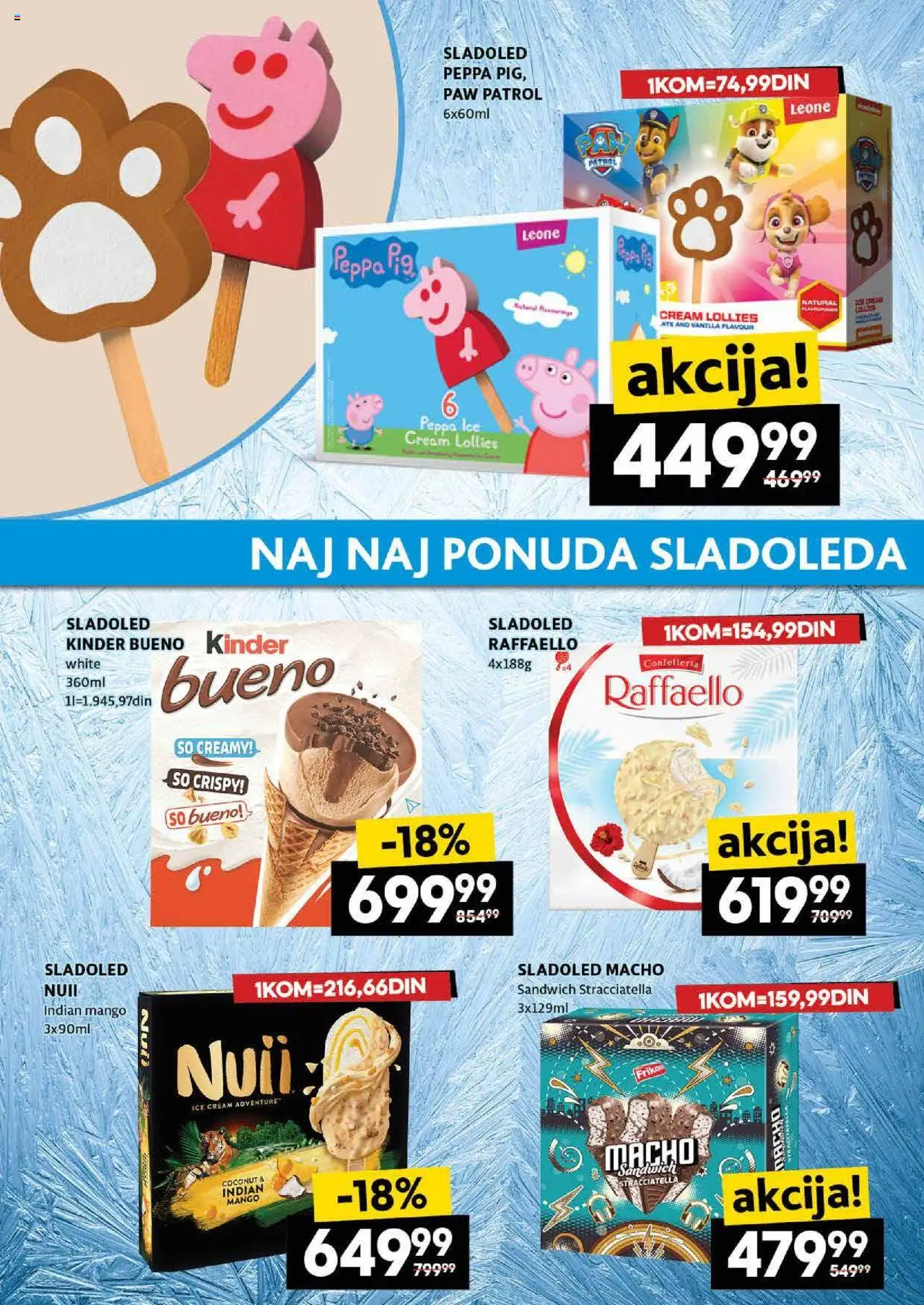 Idea katalog - važi od 24.07.2025 | Strana: 26 | Proizvode: Raffaello, Sladoled, Mango, So