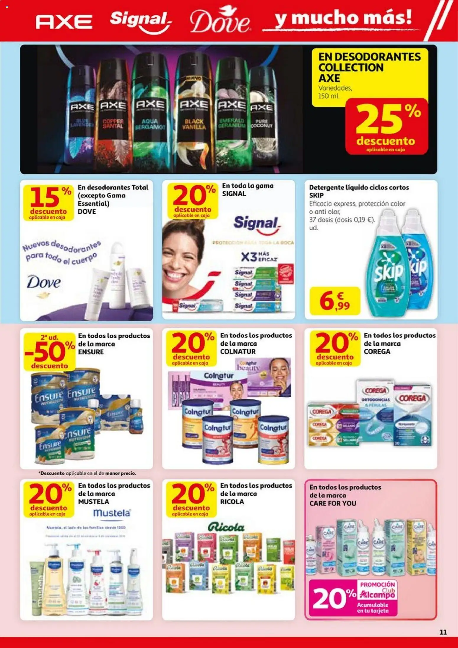 Alcampo - HP Nacional  │ válido desde el 23.10.2025 | Página: 11 | Productos: Detergente, Detergente líquido, Caja