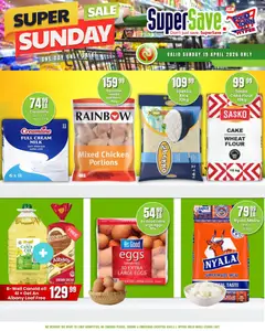 Super Save specials catalogue – valid from 19.04.2026
