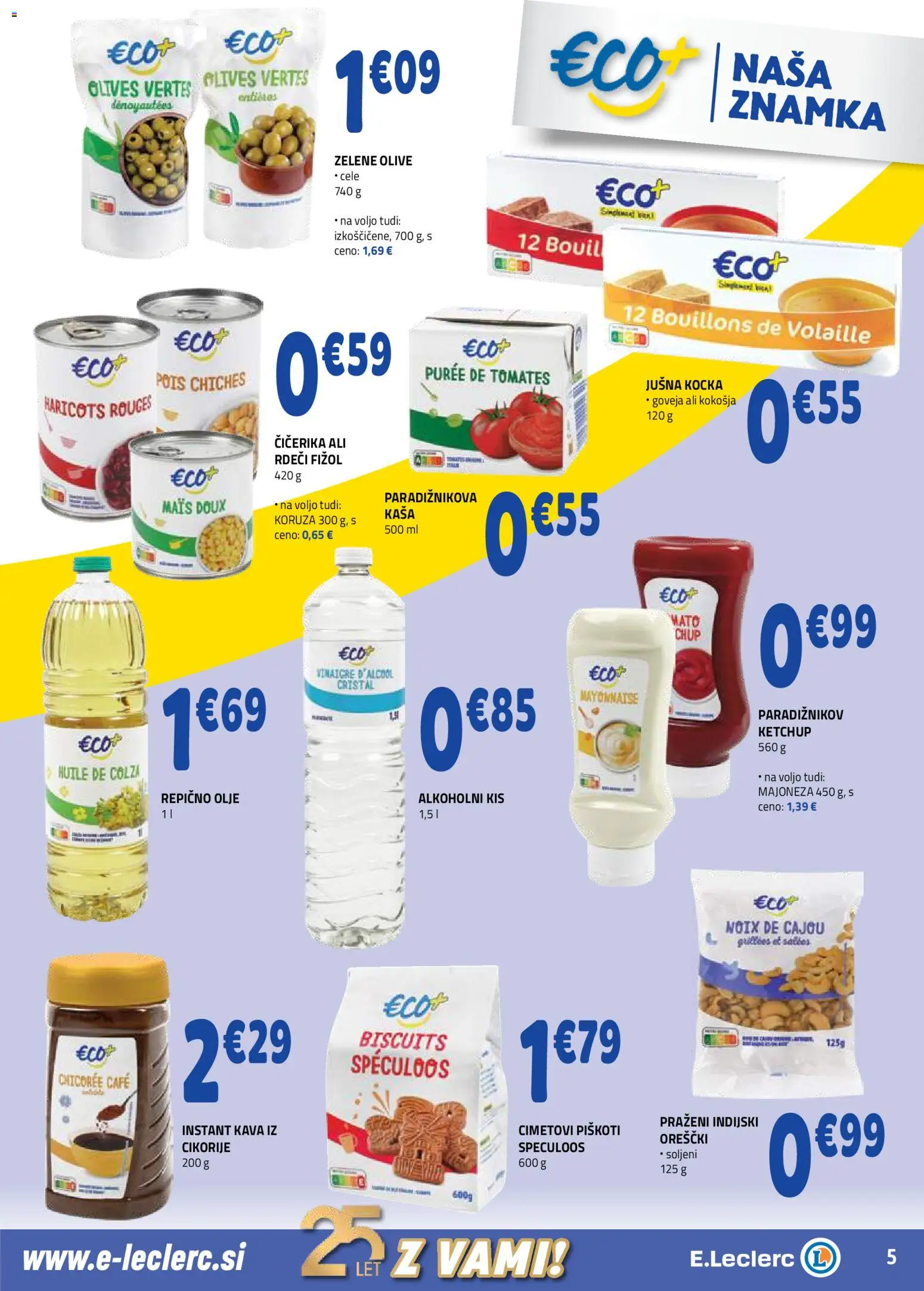 Novi E.leclerc katalog ponudbe – veljaven od 29.10.2025 | Stran: 5 | Izdelki: BB cream, Koruza, Kis, Kava