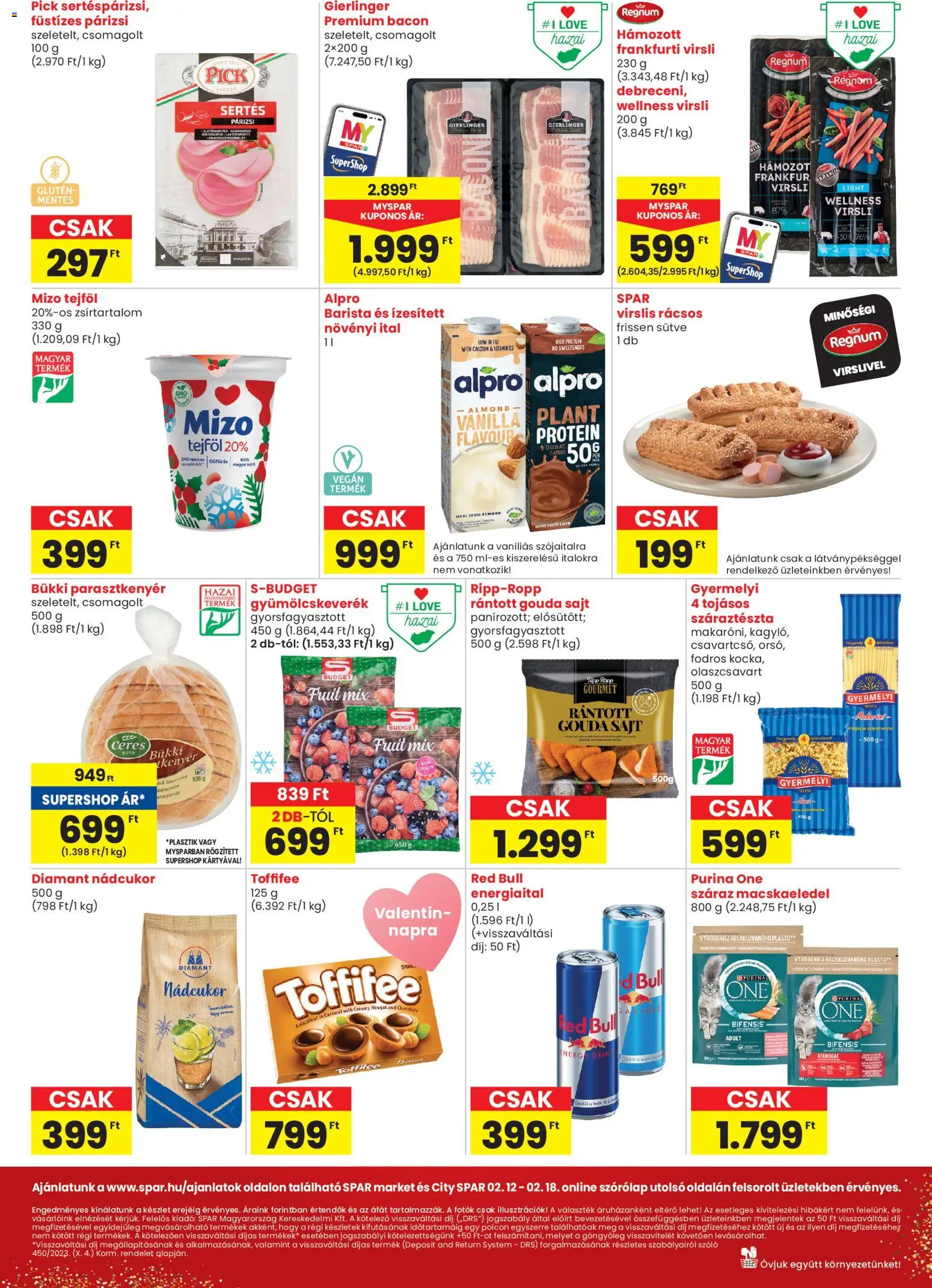 Spar Market akciós ujság - amely érvényes a következő dátumtól: 12.02.2026 | Oldal: 2