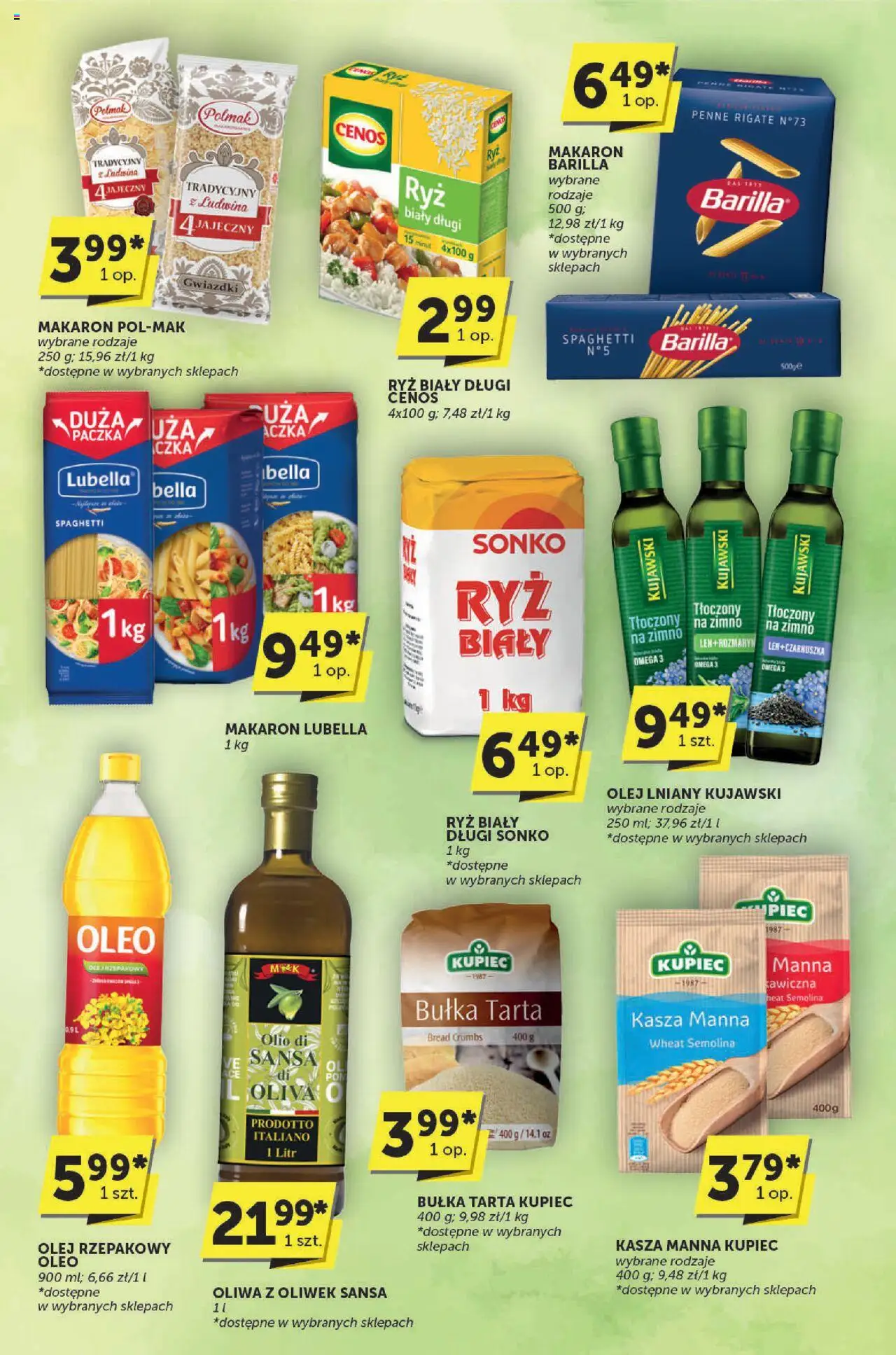 Euro Sklep Gazetka - Katalog od 16.10.2025 | Strona: 11 | Produkty: Kasza, Kasza manna, Bułka, Olej