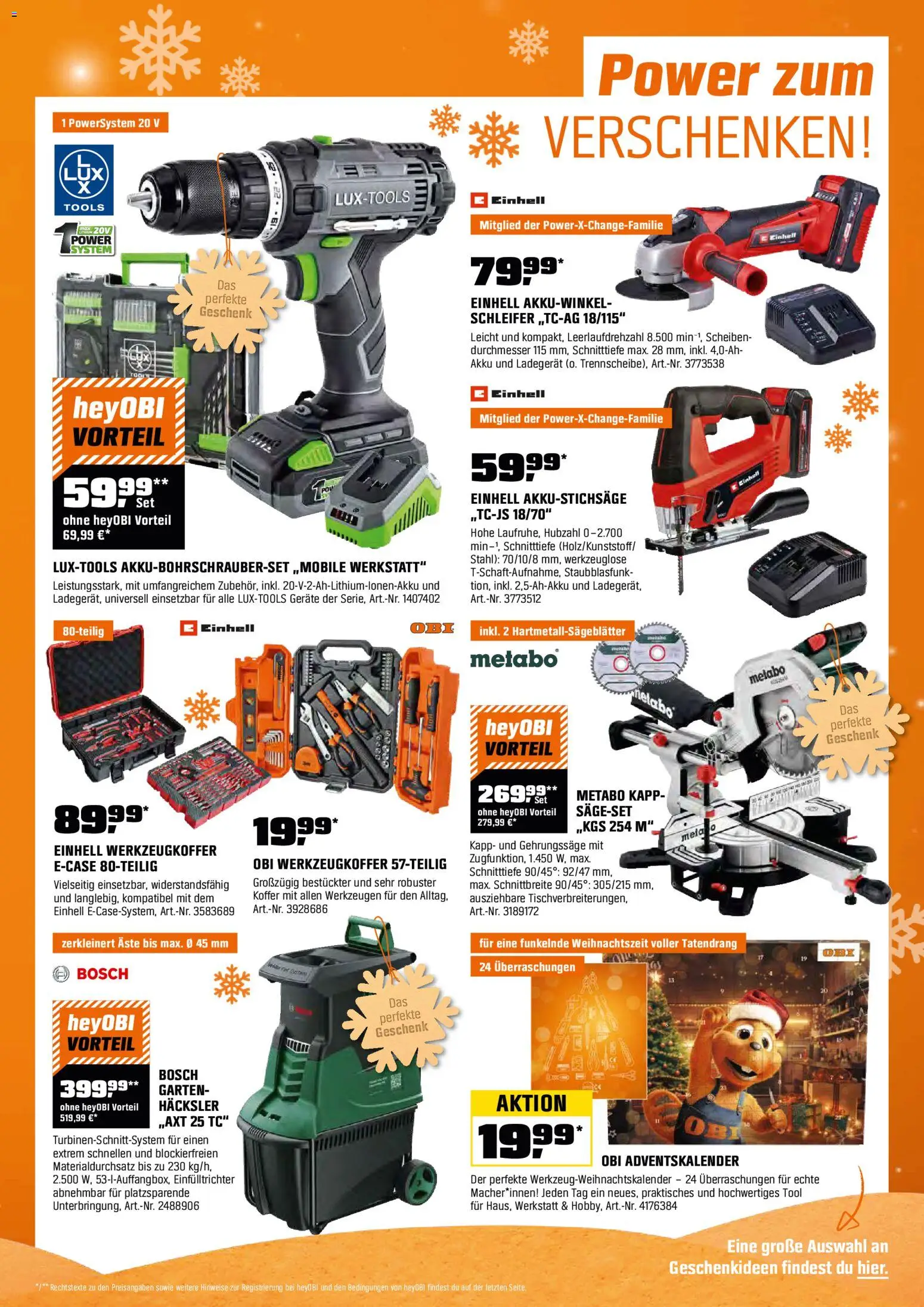 OBI -Dein Weihnachten Machbar Mit Obi gültig ab 14.11.2025 | Seite: 21 | Produkte: Koffer