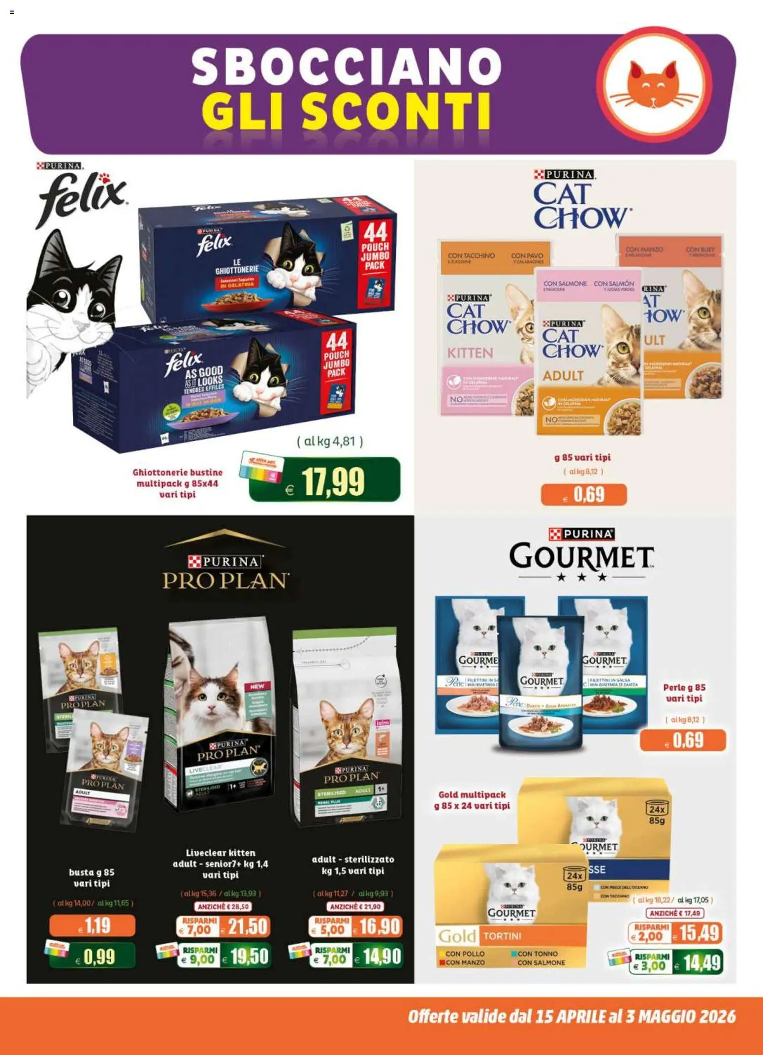 Volantino Elite Supermercati del 15.04.2026 | Pagina: 9 | Prodotti: Salmone, Manzo, Salsa, Tacchino