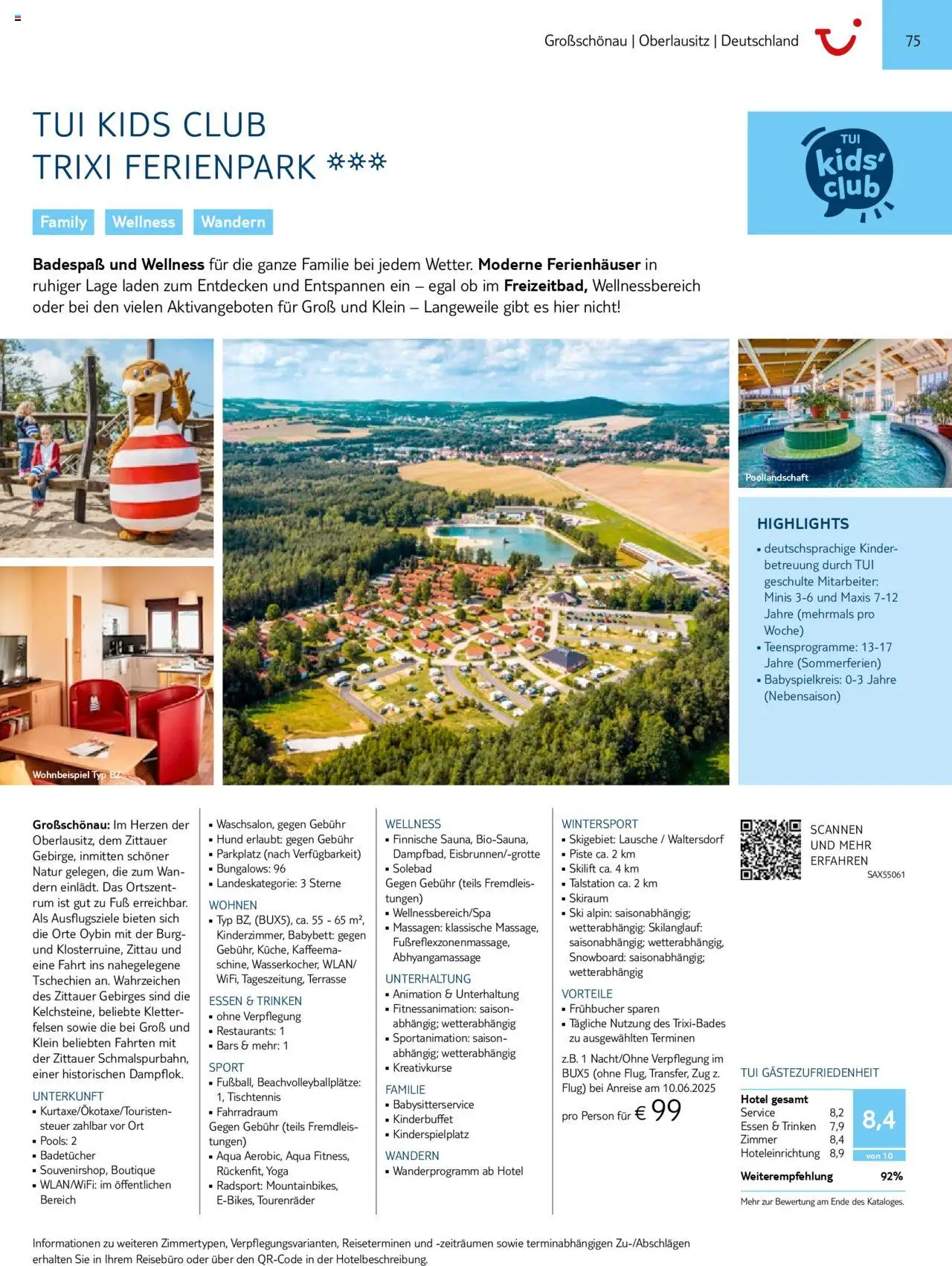 Aida - Urlaub mit eigener Anreise 2025/26 – gültig ab 01.11.2024 | Seite: 75 | Produkte: Rum, Babybett, Ski, Snowboard
