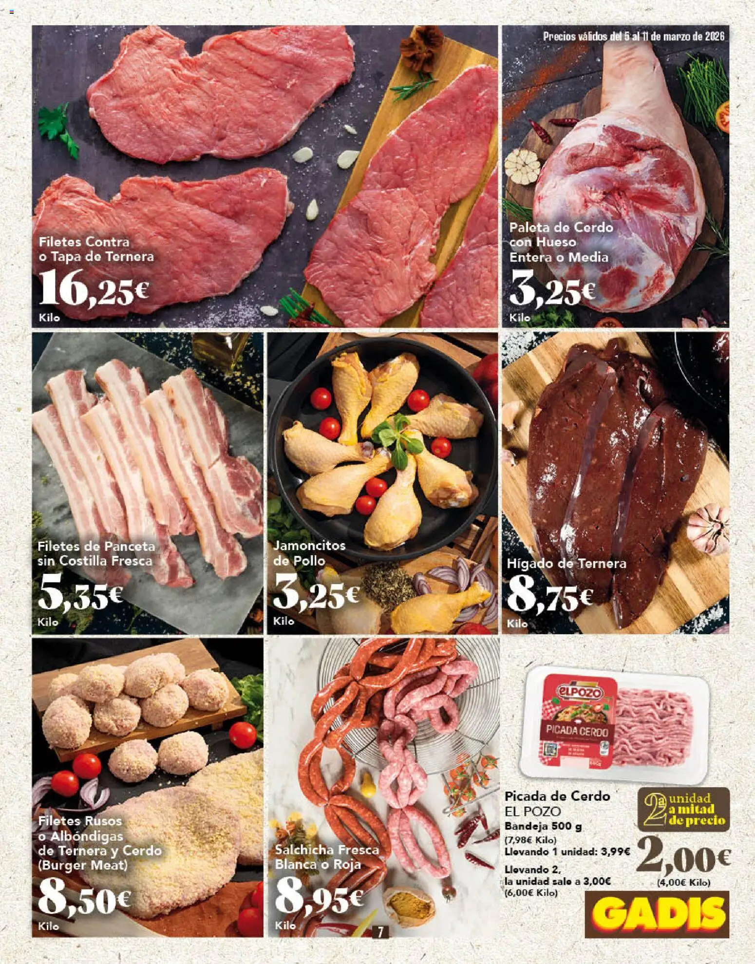 Gadis folleto │ válido desde el 05.03.2026 | Página: 7 | Productos: Ηλεκτρικός φούρνος, Cerdo, Bandeja