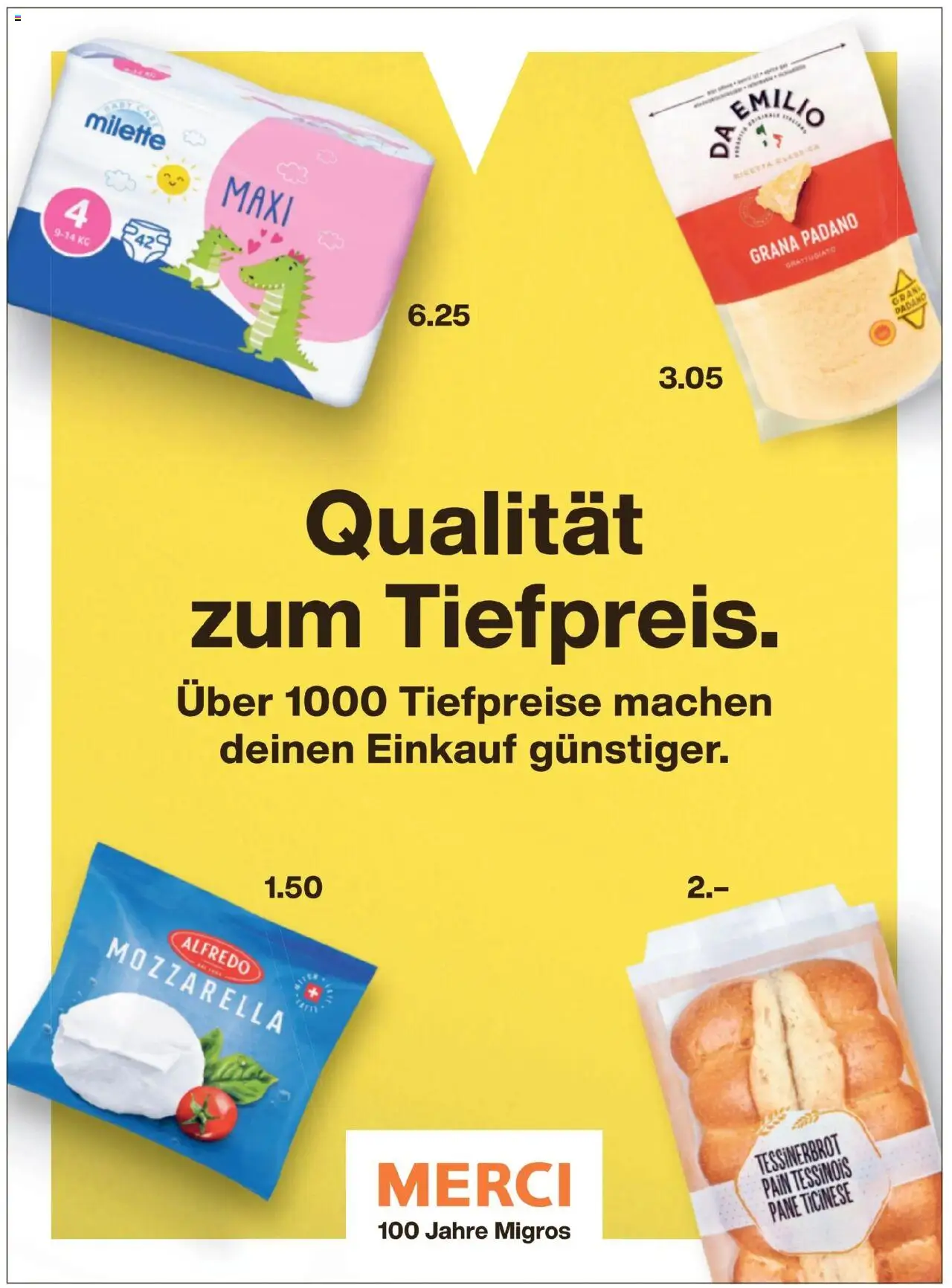 Migros - Magazin ab 25.08.2025 | Seite: 4 | Produkte: Pane