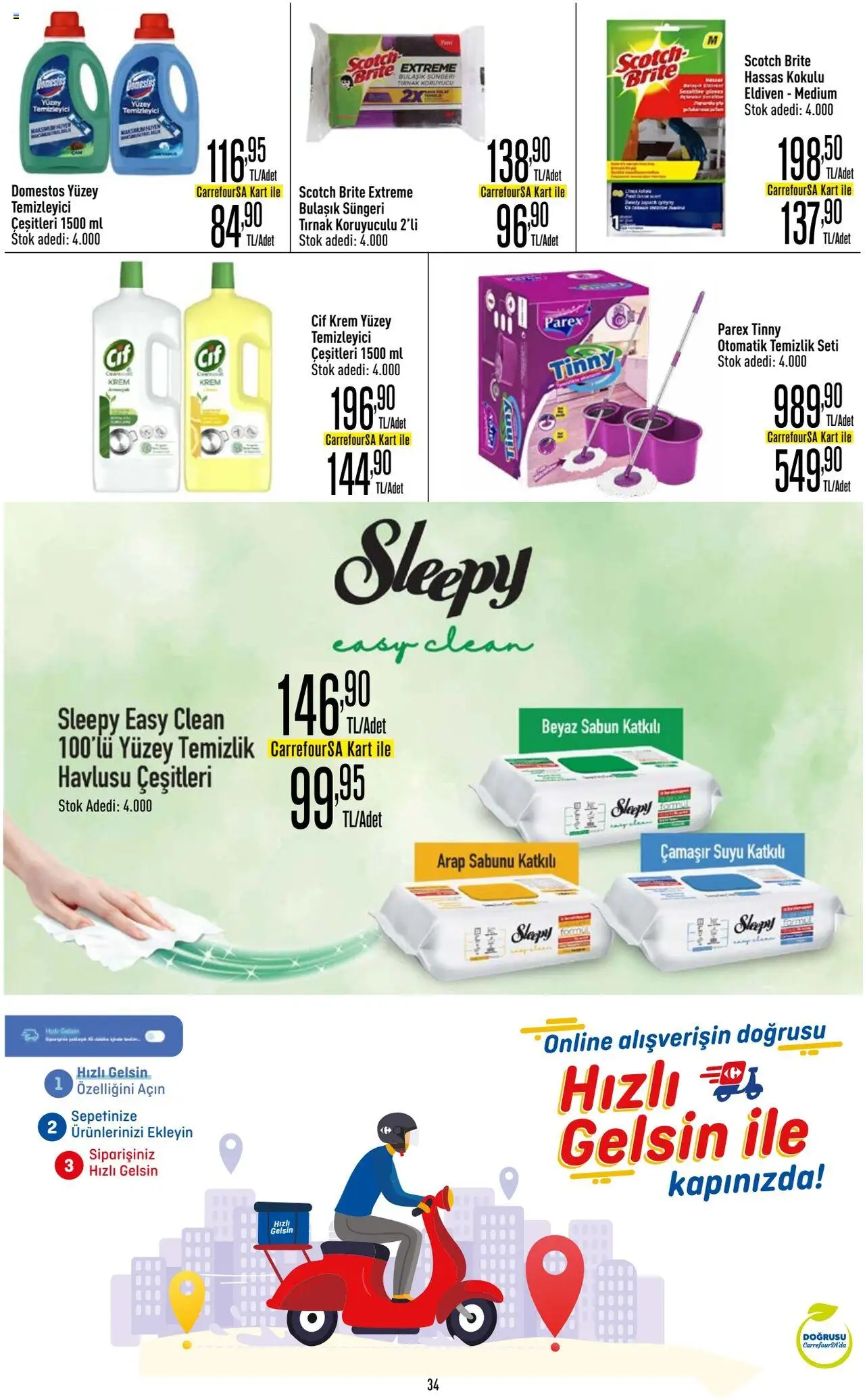 CarrefourSA Katalog - 09.10.2025 tarihinden itibaren geçerlidir | Sayfa: 34 | Ürünler: Arap sabunu, Krem, Sabun, Eldiven