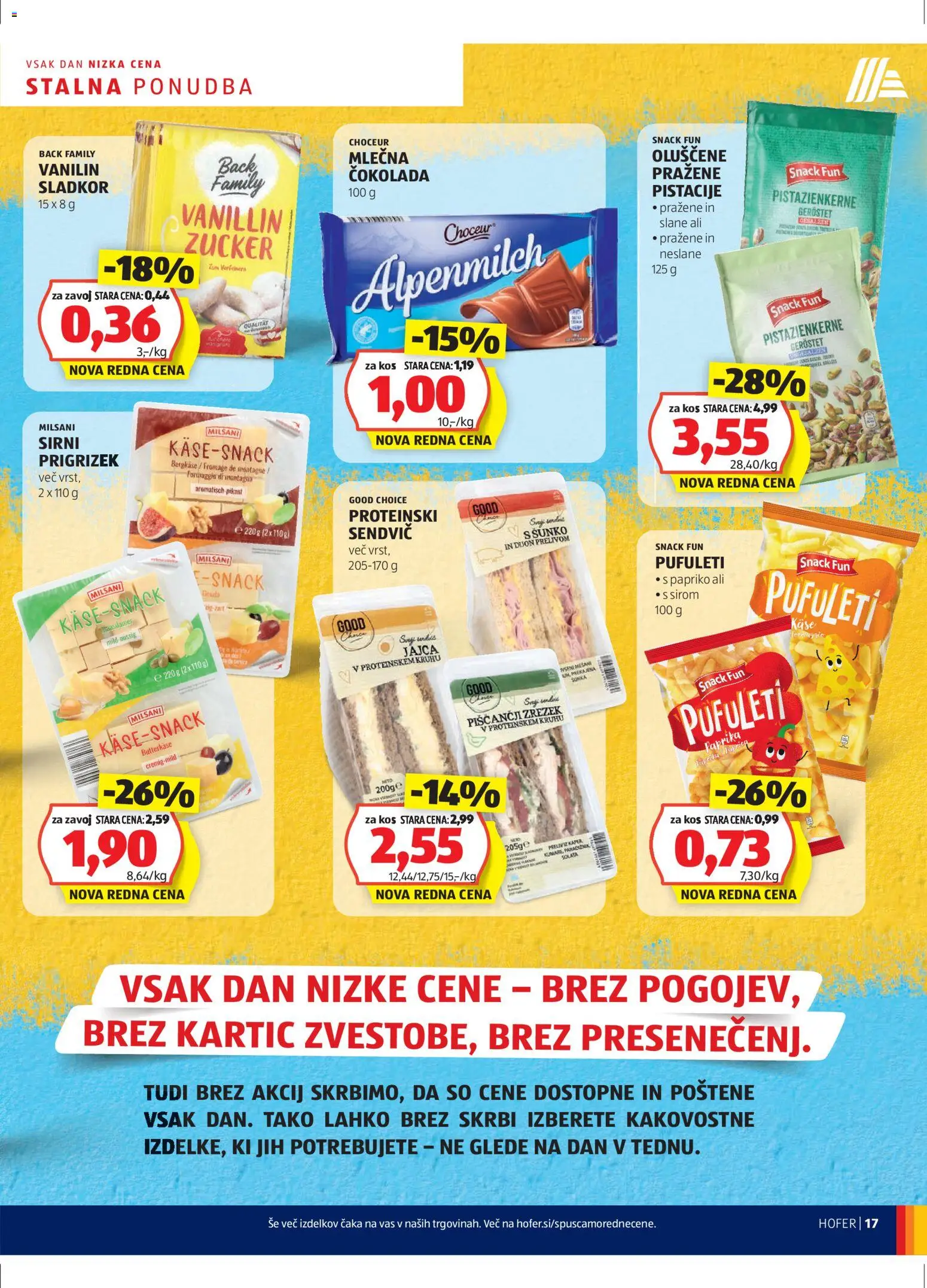 Hofer SI katalog | vrijedi od 11.12.2025 | Stranica: 17 | Proizvodi: Čokolada, Paprika, Pistacije