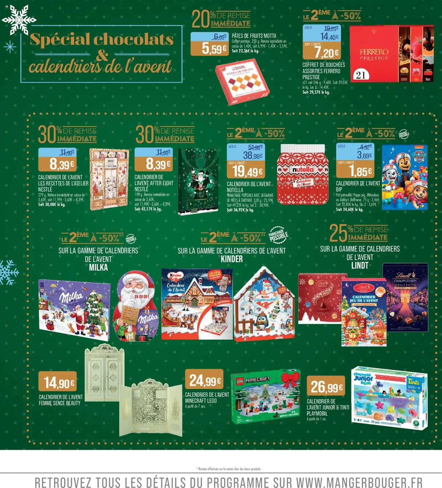 {H1} | Page: 17 | Produits: Pâtes de fruits, Calendrier de l'avent, Nutella, Pâtes