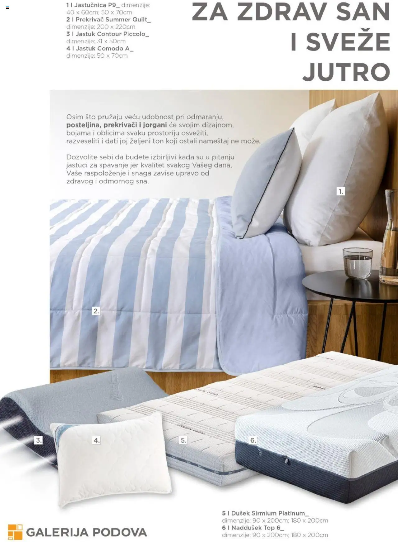 Galerija Podova katalog - važi od 31.01.2025 | Strana: 33 | Proizvode: Dušek, Jastuk, Sto