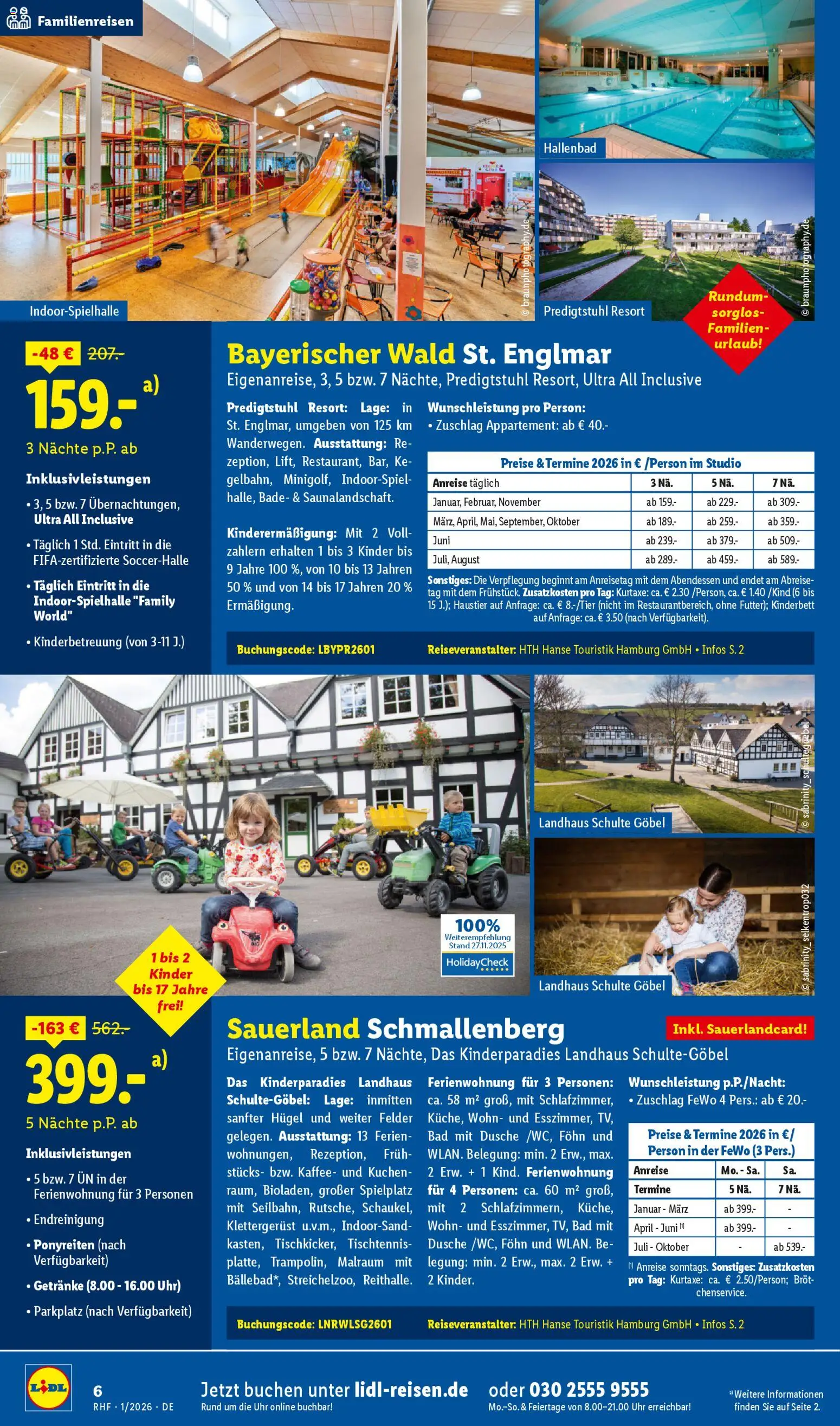 Lidl Reisen Prospekt 	 – gültig ab 29.12.2025 | Seite: 6 | Produkte: Bad, Dusche, Föhn, Brot