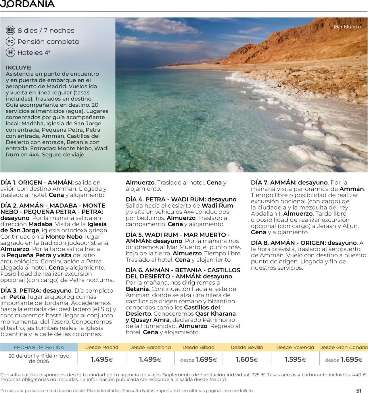 Viajes El Corte Inglés - Club de Vacaciones - Vacaciones Económicas Personalizado │ válido desde el 01.09.2025 | Página: 51