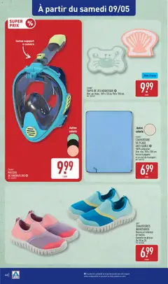 Aldi - Prévisualisation de Aldi catalogue valide à partir de 05.05.2026 | Page: 50 | Produits: Masque, Sac de transport, Tapis, Caméra