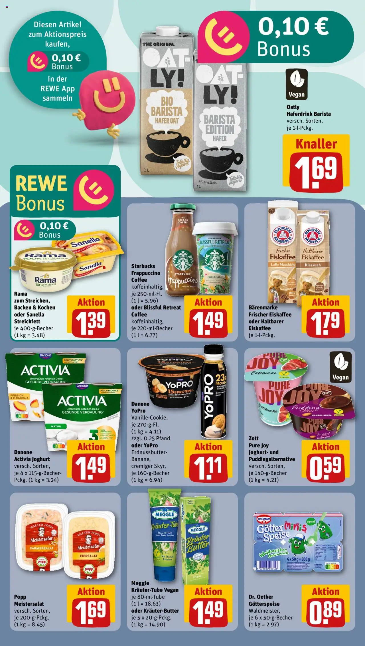Rewe ihr Kaufpark Prospekt 	 - gültig ab dem 18.08.2025 | Seite: 11 | Produkte: Rama, Starbucks, Haferdrink, Sanella