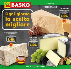 Anteprima del volantino Basko Formaggi catalogo valido a partire dal 07.10.2025
