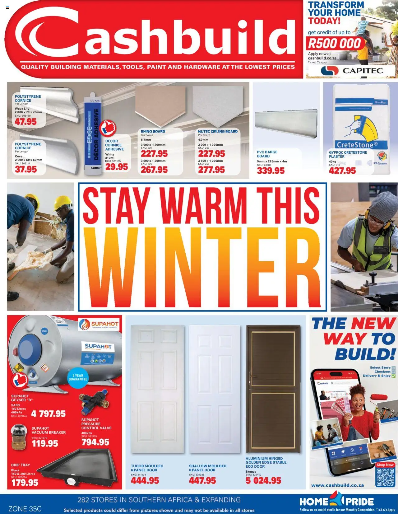 Cashbuild Eastern Cape - Catalogue	 │ valid from 21.07.2025 | Page: 1 | Products: Paint, Adhesive, Geyser, Valve