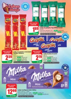 Lody multipack Mini Milka, 8 szt. x 25 ml / 1 opak. Vanilla & Chocolate od 20.08.2025 | Strona: 32