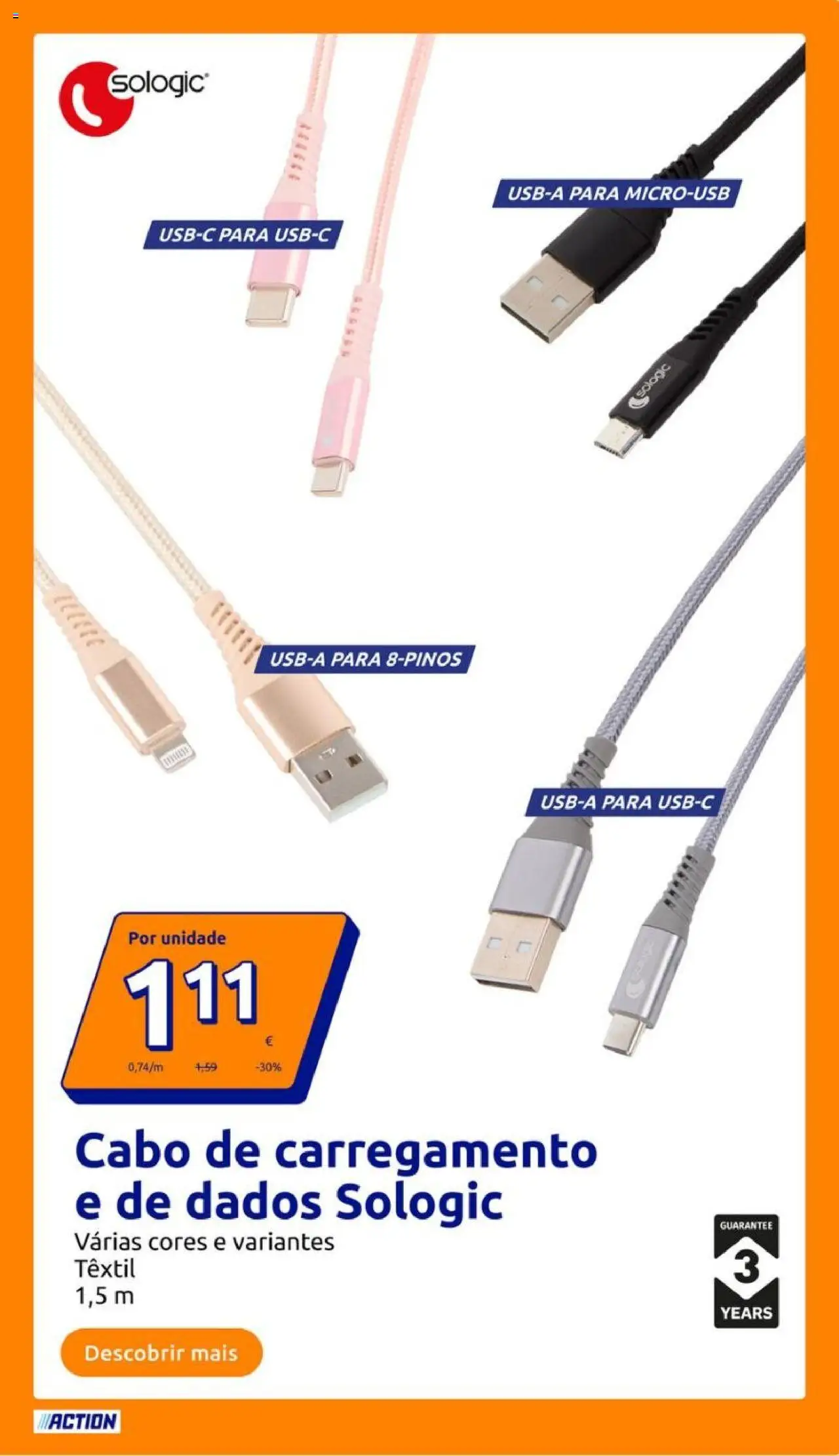 Action - Action PT week 32 2025 │ válido de 06.08.2025 | Página: 19 | Produtos: Cabo