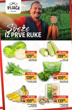 Maxi katalog - pregled Maxi kataloga - važi od 20.04.2026 | Strana: 9 | Proizvode: Banana, Salata, Kupus, Celer