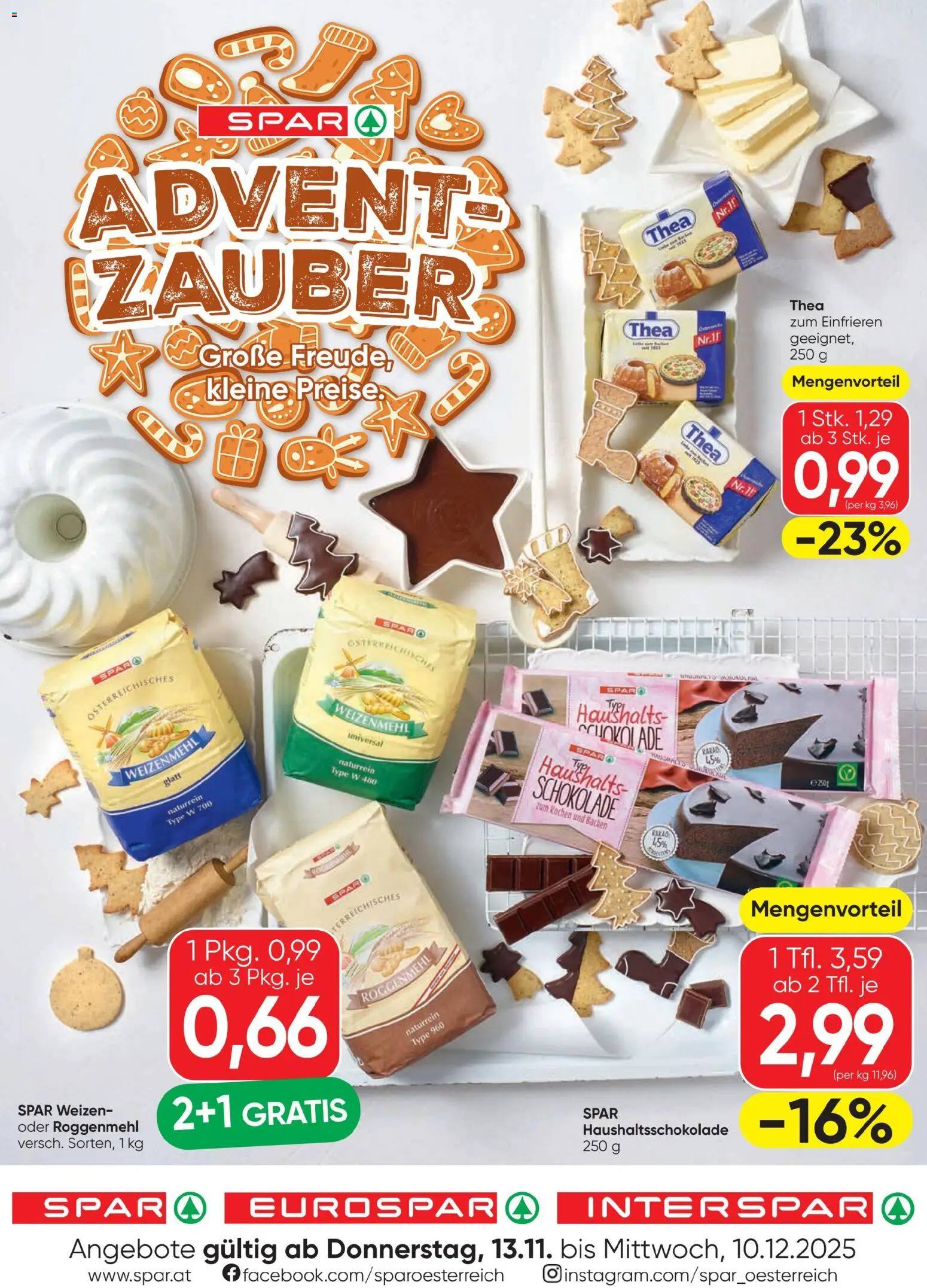 Spar Backen gültig ab 13.11.2025 | Seite: 1 | Produkte: Schokolade