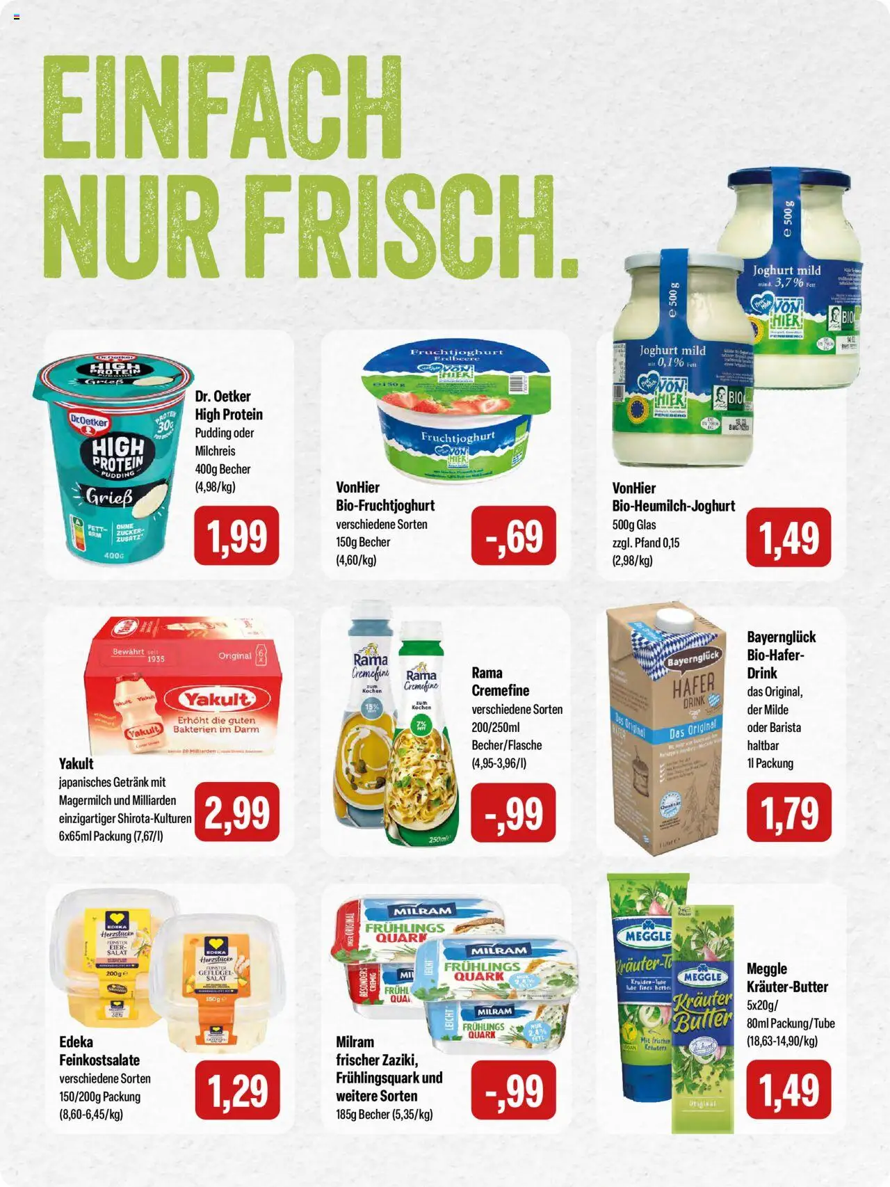 Feneberg Angebote - gültig ab dem 21.08.2025 | Seite: 6 | Produkte: Joghurt, Eier, Pudding, Salat