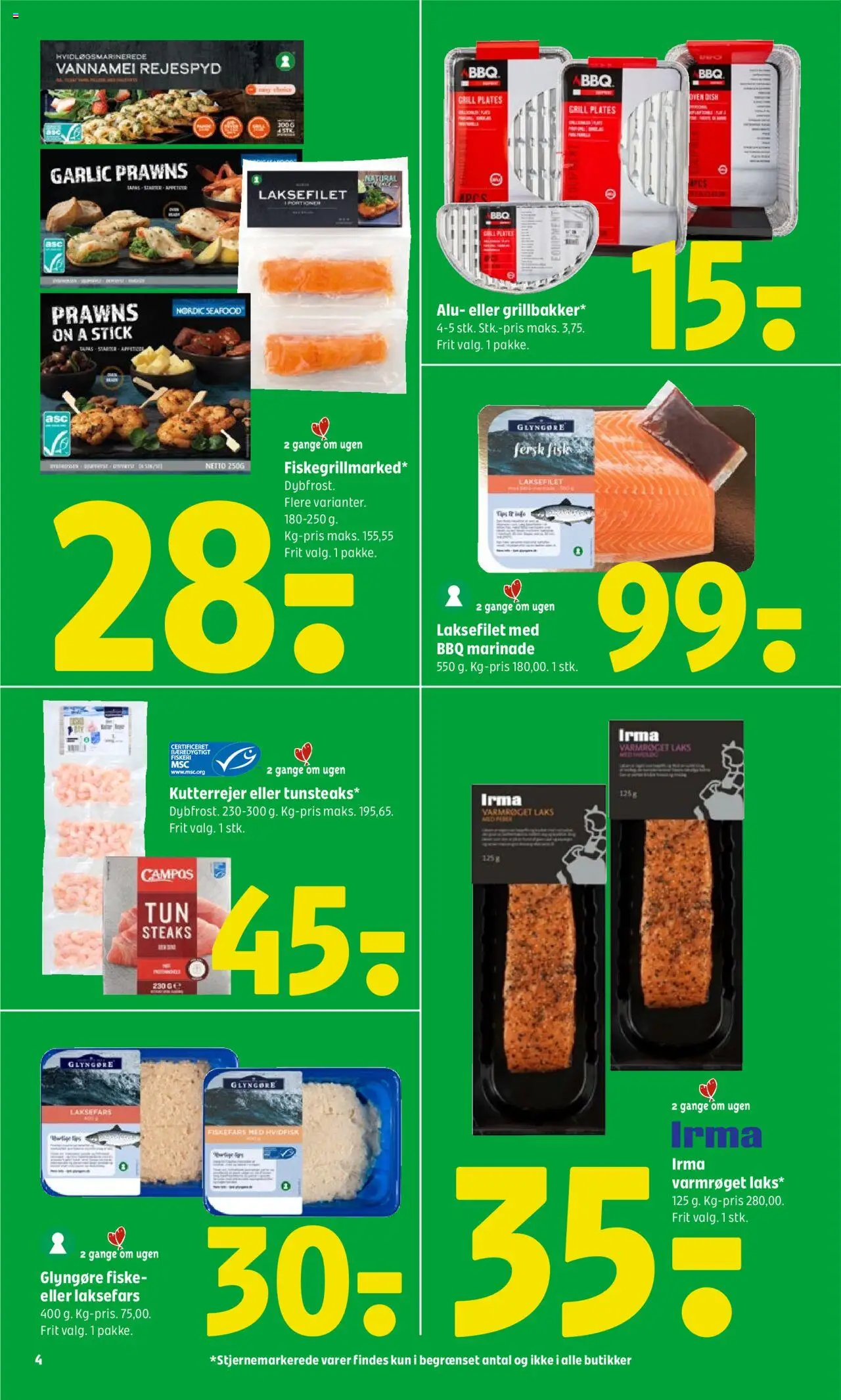Coop 365 Tilbudsavis gyldig fra 19.06.2025 | Side: 4 | Produkter: Peber, Hvidløg, Tun, Grill
