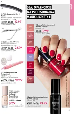 Pogląd oferty "Oriflame Black Friday" - ważna od 12.11.2025 | Strona: 81 | Produkty: Utwardzacz do paznokci, Top, Sorbet, Makijaż