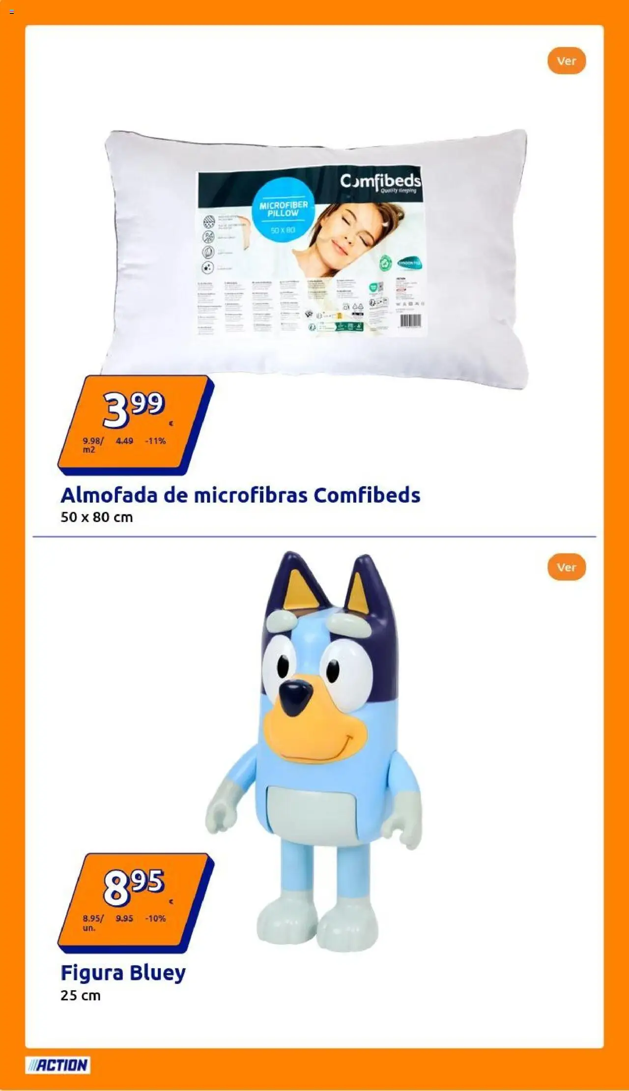 Action folheto │ válido de 20.08.2025 | Página: 8 | Produtos: Almofada