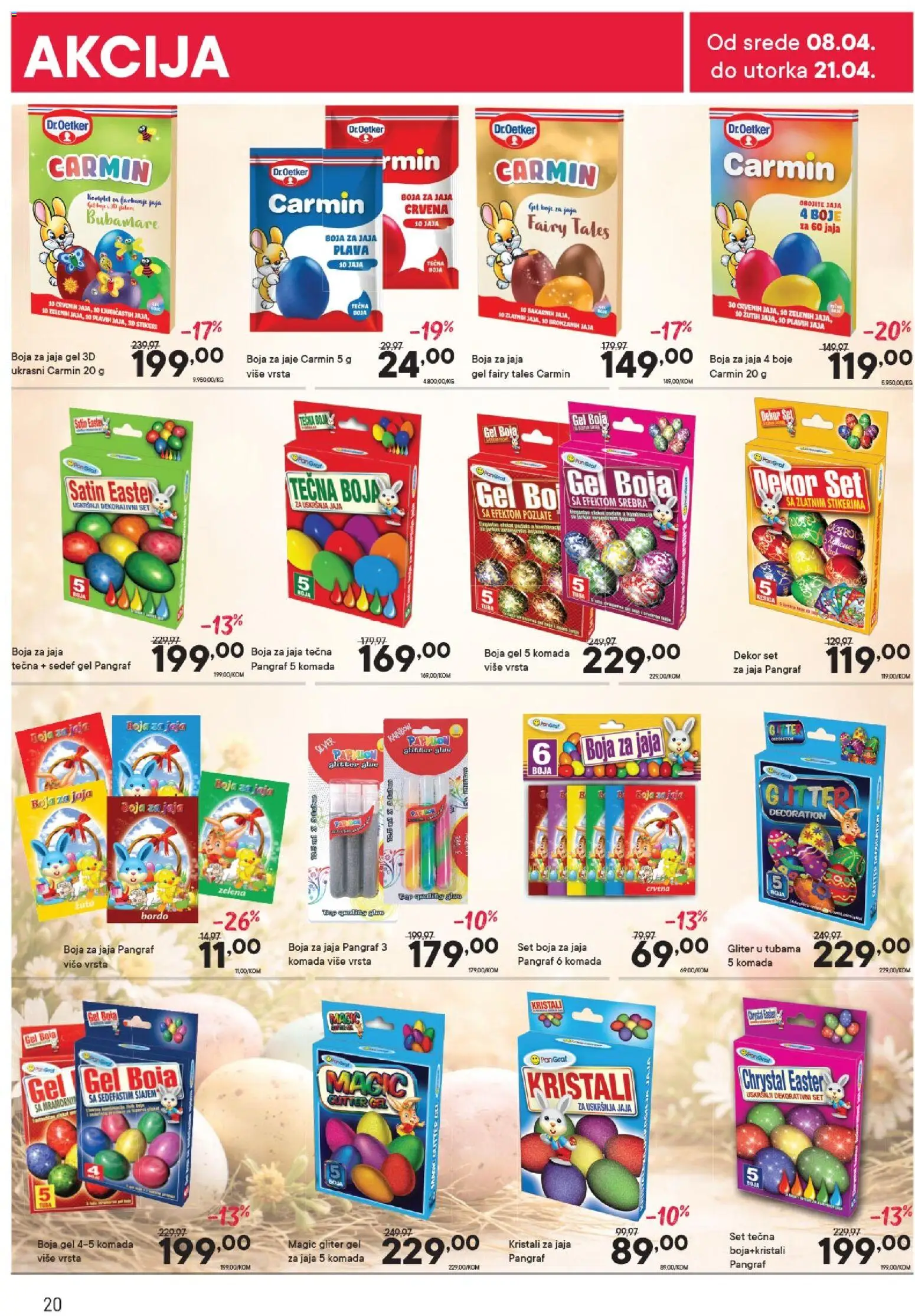 PerSu katalog - važi od 08.04.2026 | Strana: 20 | Proizvode: So, Jaja