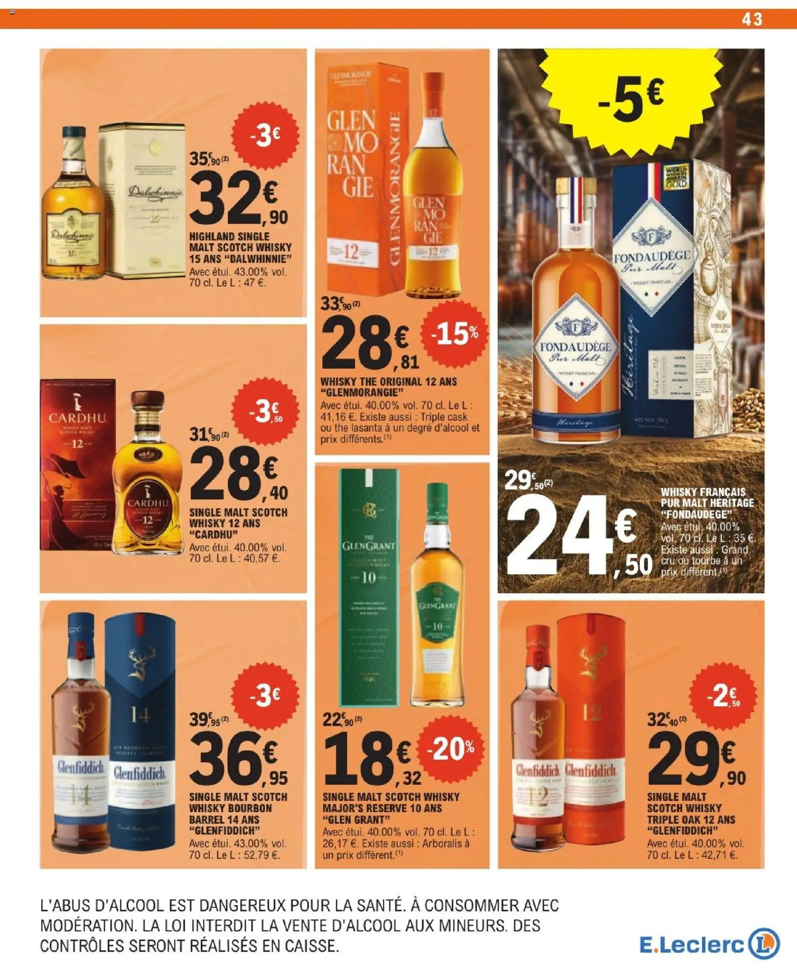 {H1} | Page: 43 | Produits: Whisky, Thé, Bourbon