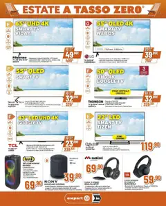 Volantino Ipercoop del 03.07.2025 | Pagina: 6 | Prodotti: TV, Cuffie, Microfono, Batteria