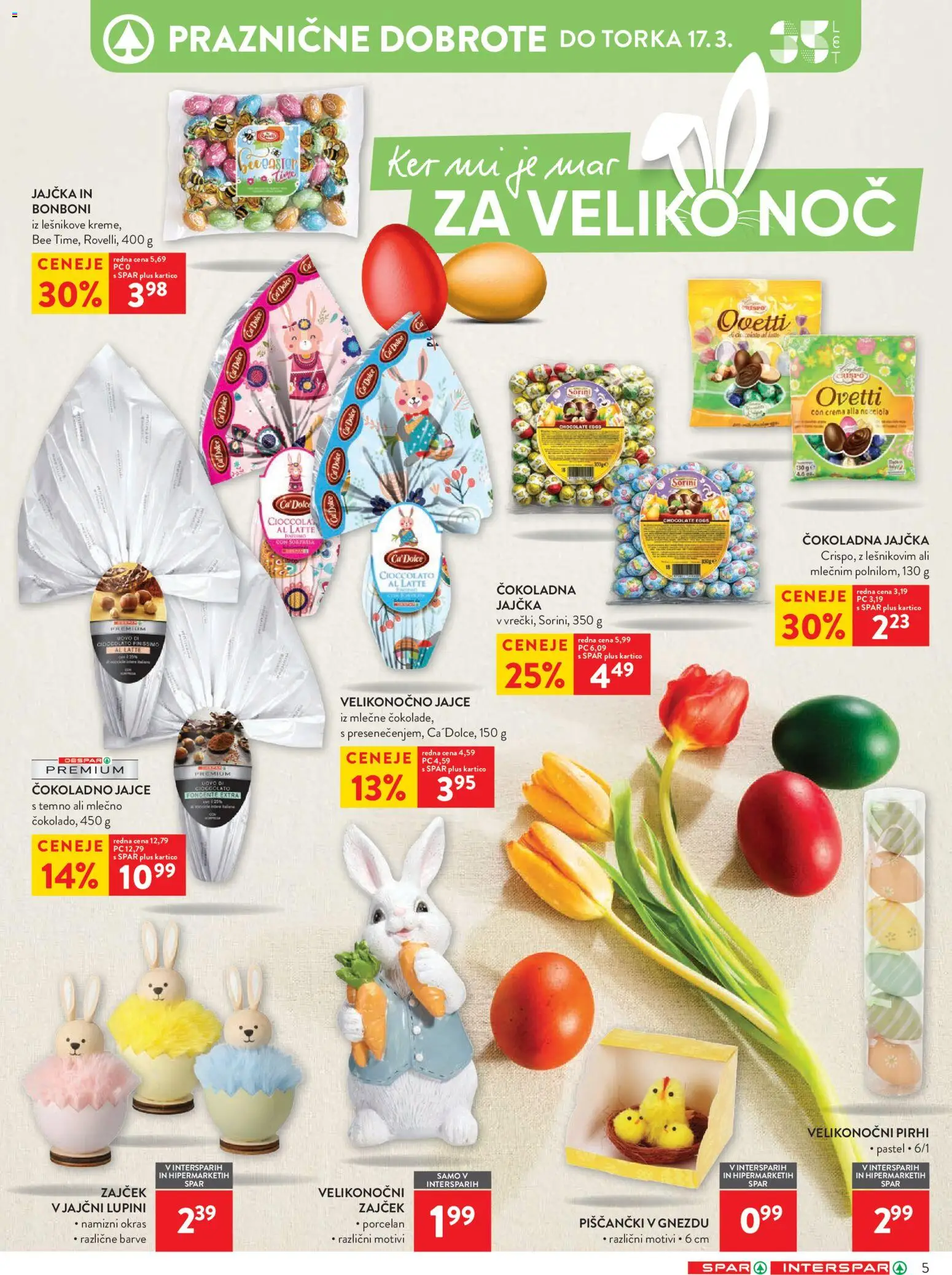 Novi Spar katalog ponudbe – veljaven od 11.03.2026 | Stran: 5 | Izdelki: Bonboni