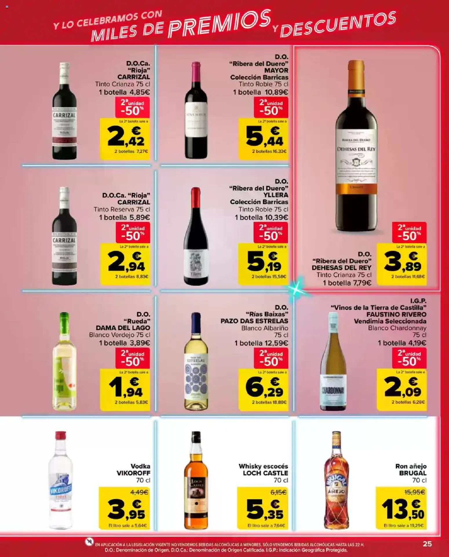 Carrefour Market folleto │ válido desde el 23.04.2026 | Página: 25 | Productos: Ron, Vodka, Whisky