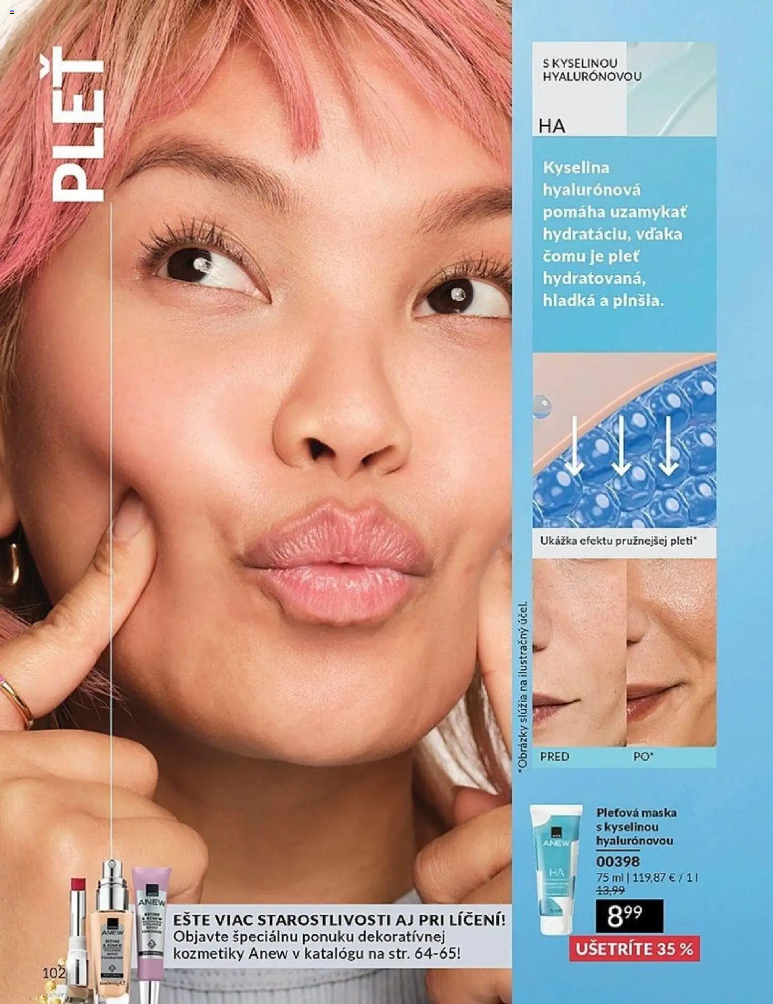 Nové Avon akcie – leták je platný od 01.05.2026 | Strana: 102 | Produkty: Maska