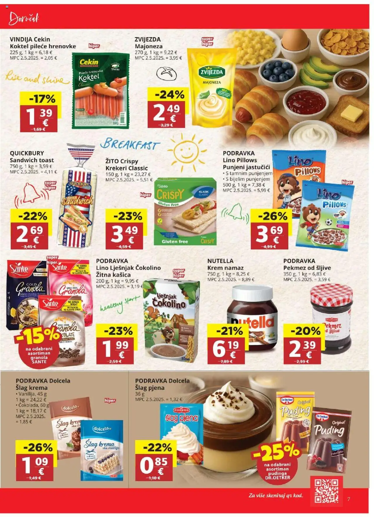 Ultra Gros katalog | vrijedi od 06.08.2025 | Stranica: 7 | Proizvodi: Vindija, Čokolada, Podravka, Čokolino