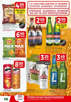 Pogląd oferty "Top Market Gazetka" - ważna od 06.11.2025 | Strona: 10 | Produkty: Chipsy pringles, Ziemniaczki, Piwo, Pringles
