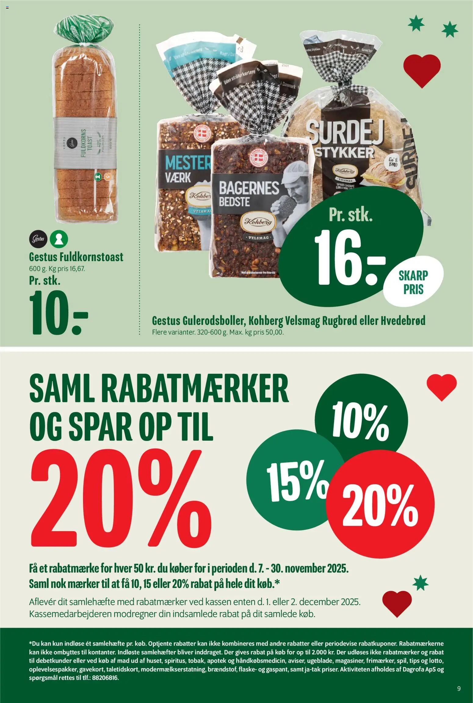 Min Købmand tilbudsavis – gyldig fra 14.11.2025 | Side: 9 | Produkter: Rugbrød