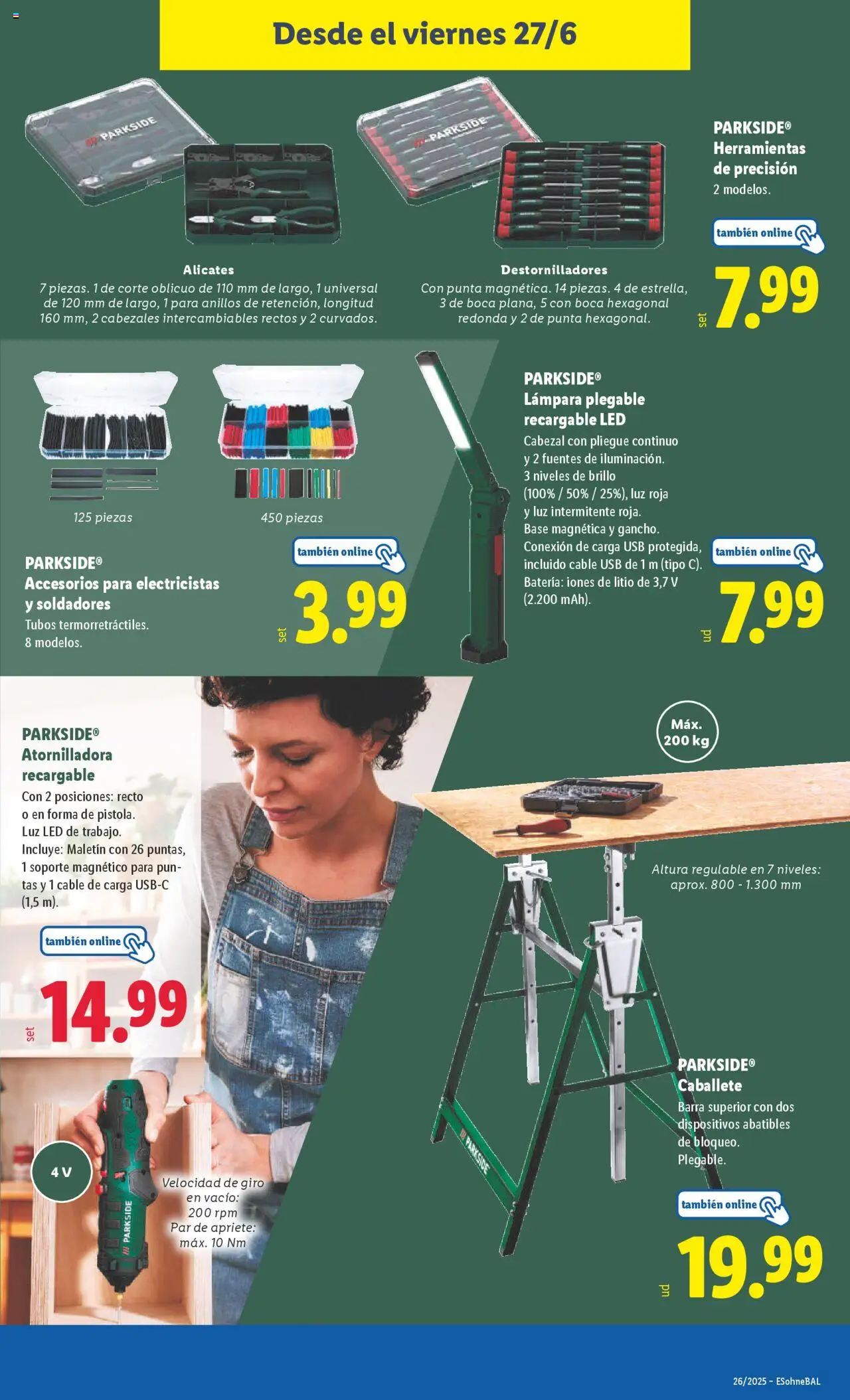 Lidl catálogo de bazar MAD │ válido desde el 23.06.2025 | Página: 23 | Productos: Anillos, Cable, USB, Lámpara
