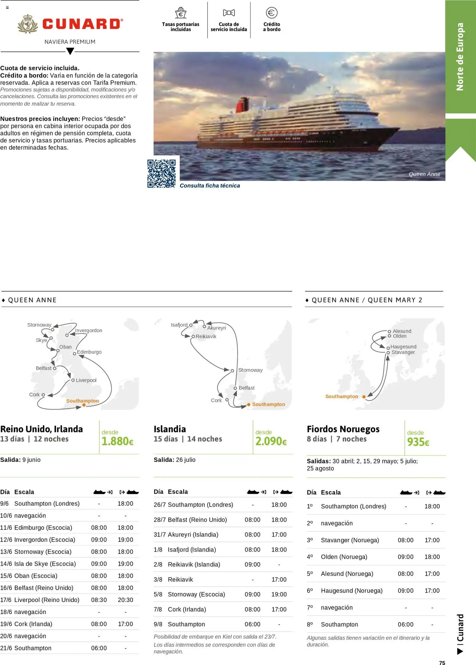 Viajes El Corte Inglés Cruceros marítimos │ válido desde el 01.01.2026 | Página: 76 | Productos: Navegación