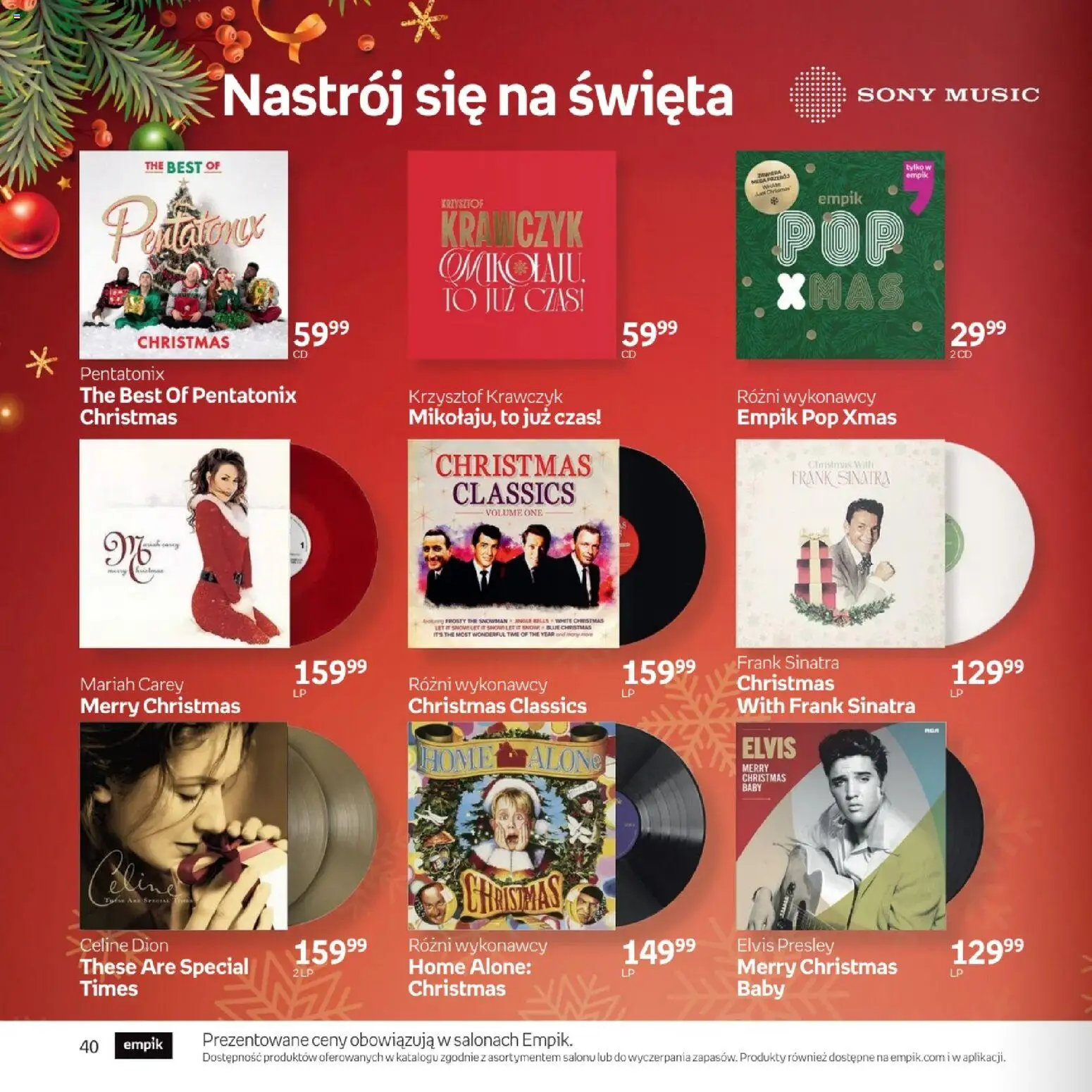 Empik promocje - Xmas Muzyka od 26.11.2025 | Strona: 40