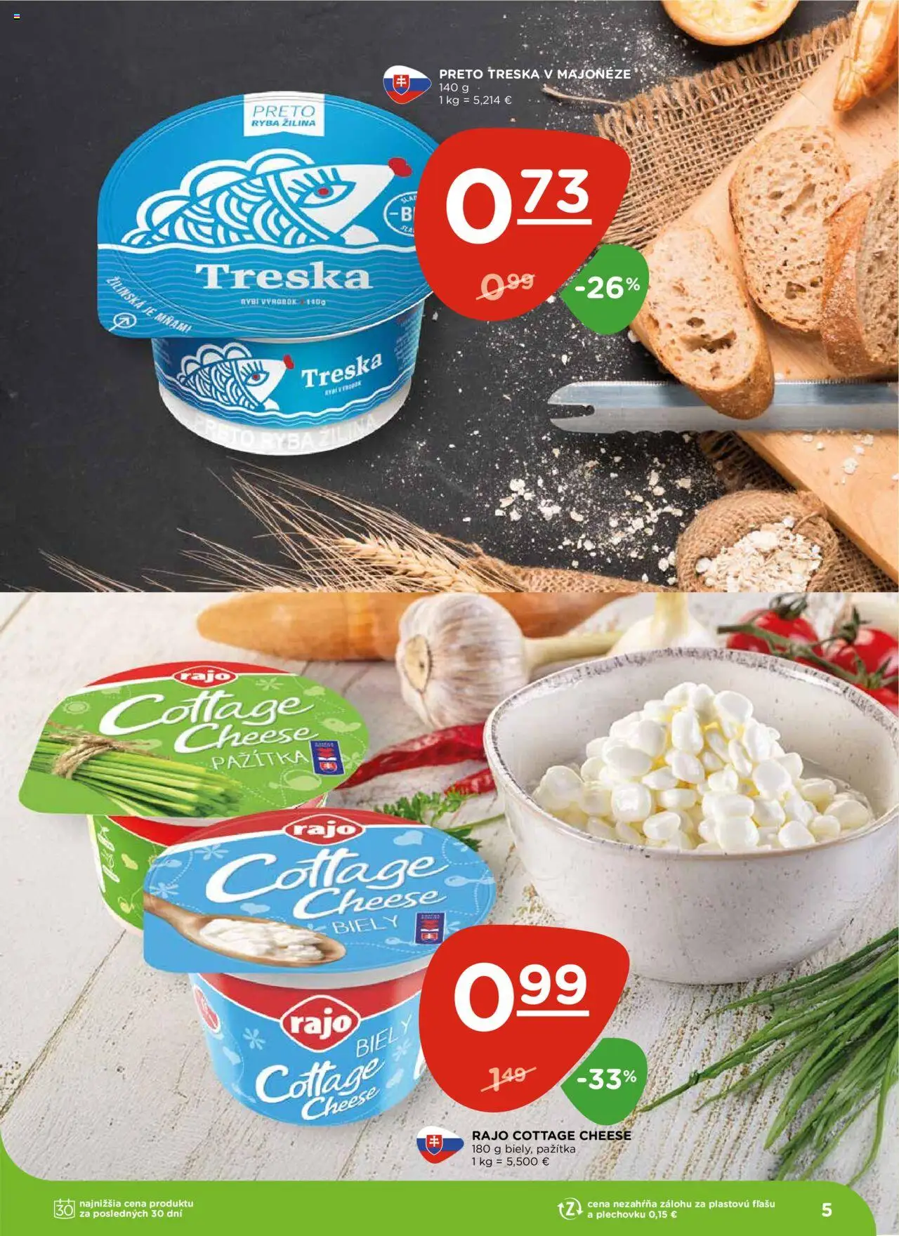 Terno leták │ platný od 03.07.2025 | Strana: 5 | Produkty: Pažítka, Ryba, Treska